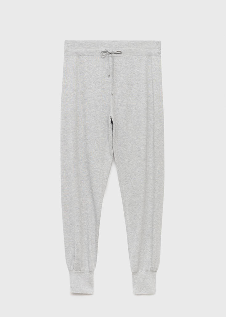 Lyocell cotton pyjama trousers — Light/Pastel Grey