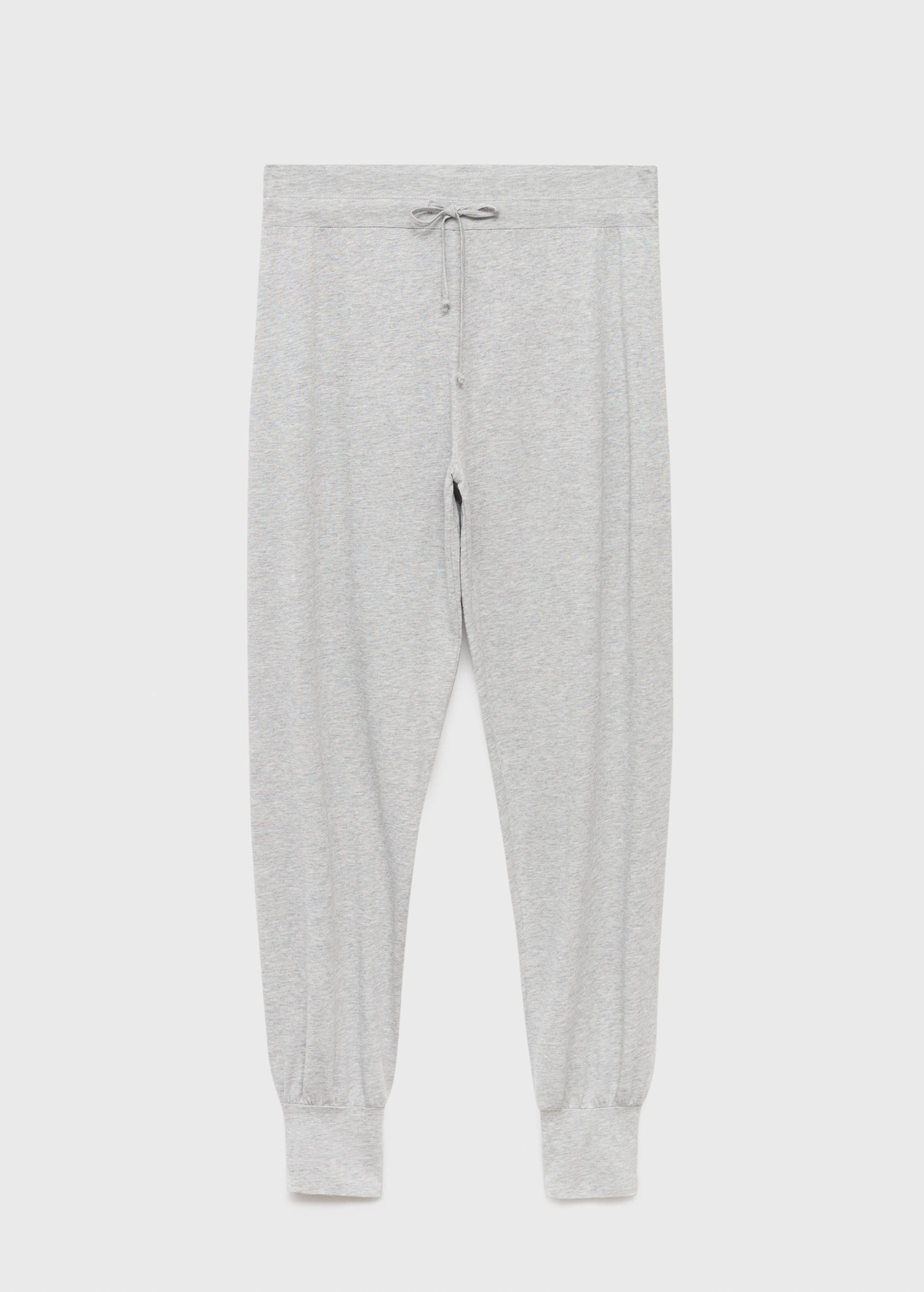 Lyocell cotton pyjama trousers - Article without model