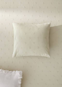 Children’s cotton jacquard cushion cover 40x40 cm — Pastel Green 1