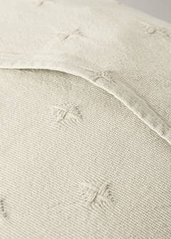 Children’s cotton jacquard cushion cover 40x40 cm — Pastel Green 4