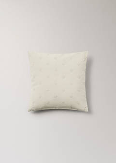 Children’s cotton jacquard cushion cover 40x40 cm — Pastel Green 7