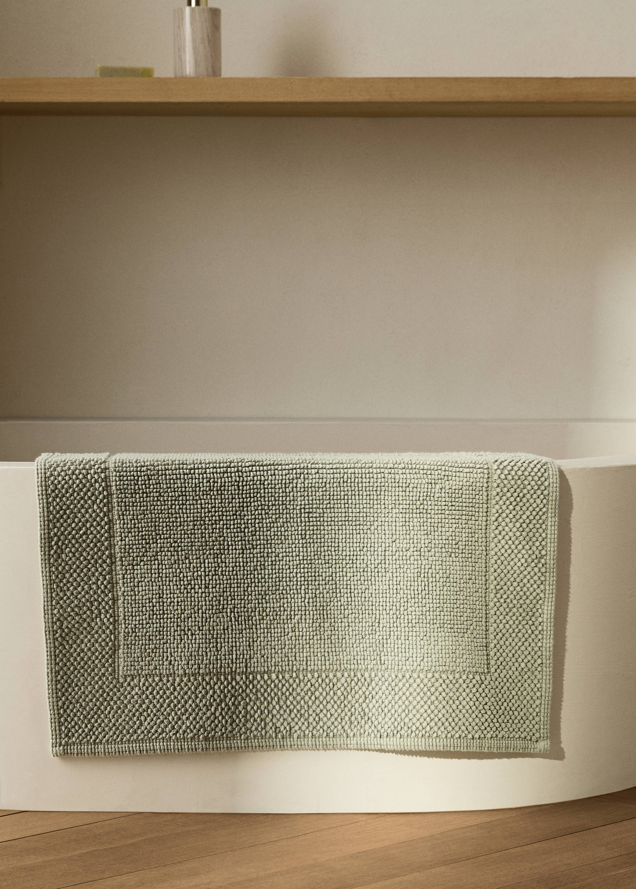 Garment-dyed cotton bath rug - General plane