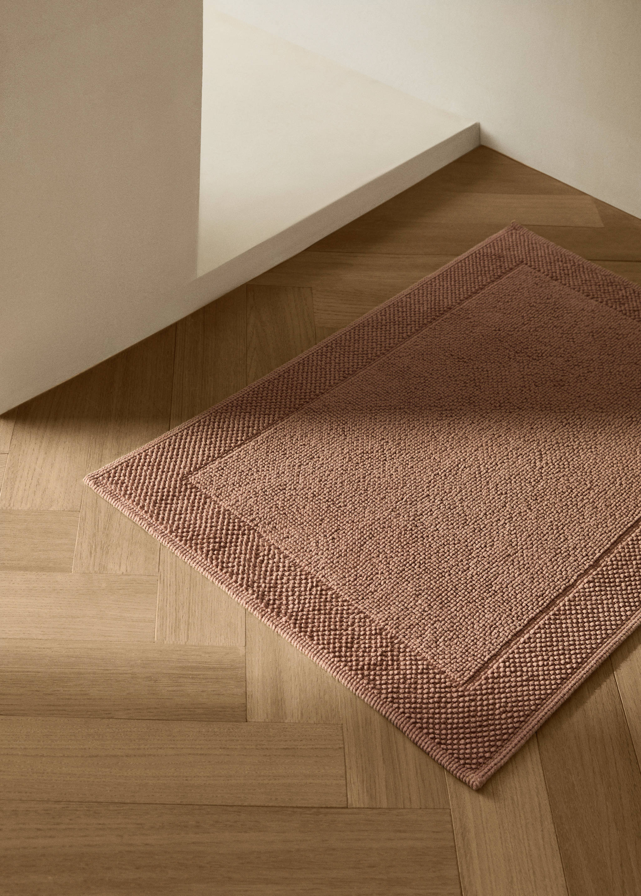 Garment-dyed cotton bath rug - General plane