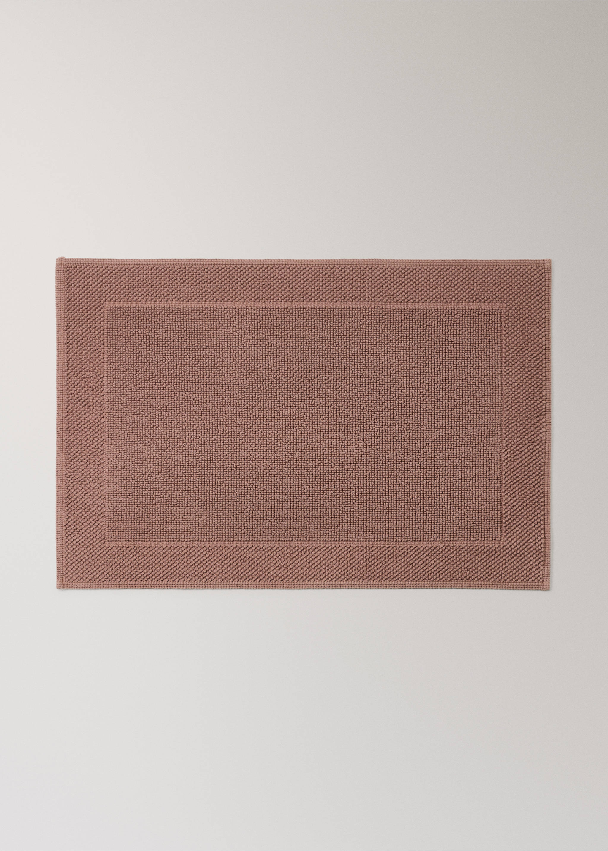 Alfombra baño algodón garment dyed - Artículo sin modelo, Rosa. Ref: 17081554-00.