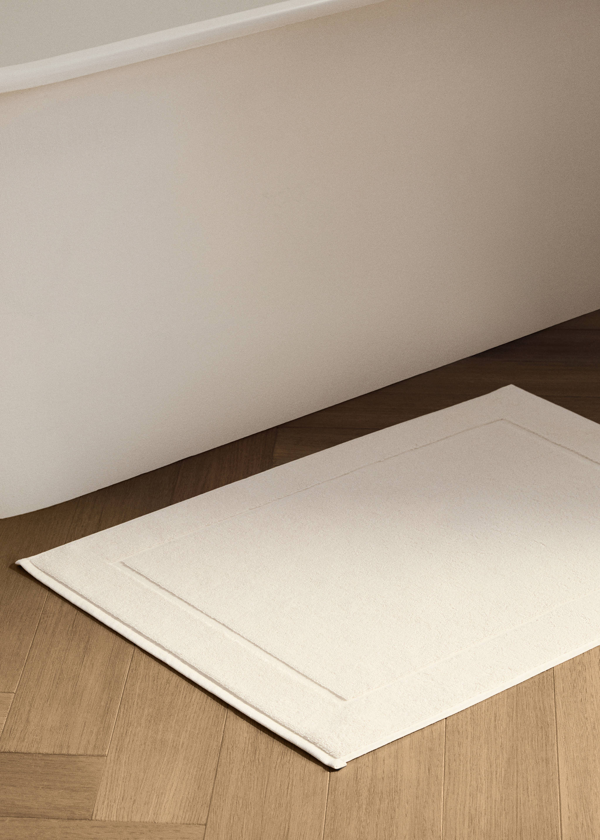 100% cotton bathroom mat - General plane