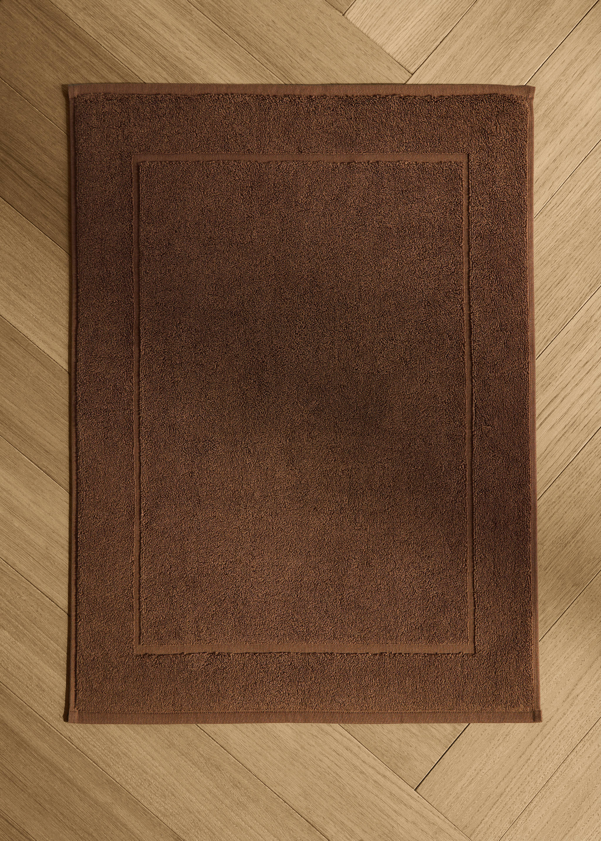 100% cotton bathroom mat - General plane