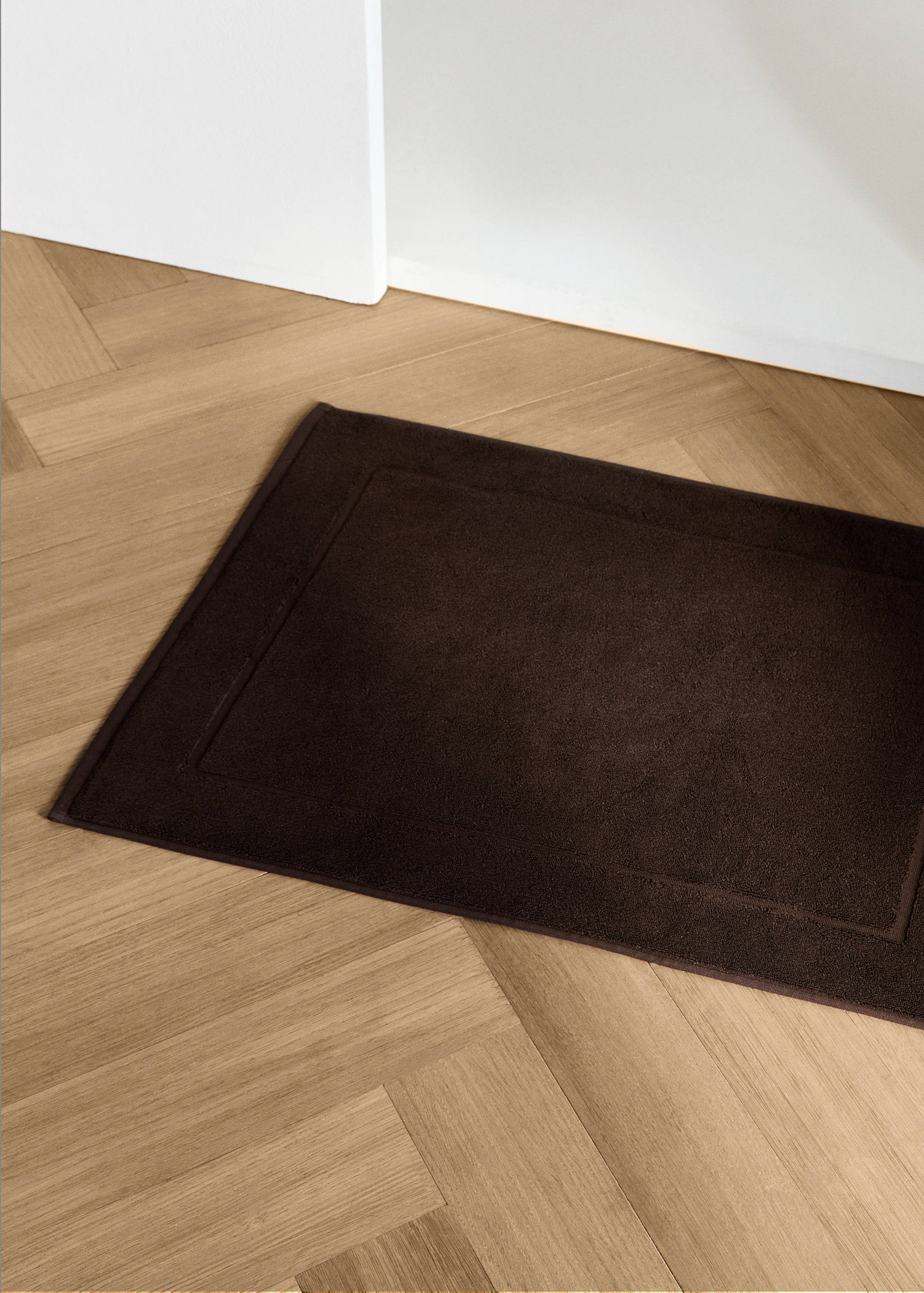 100% cotton bathroom mat - General plane