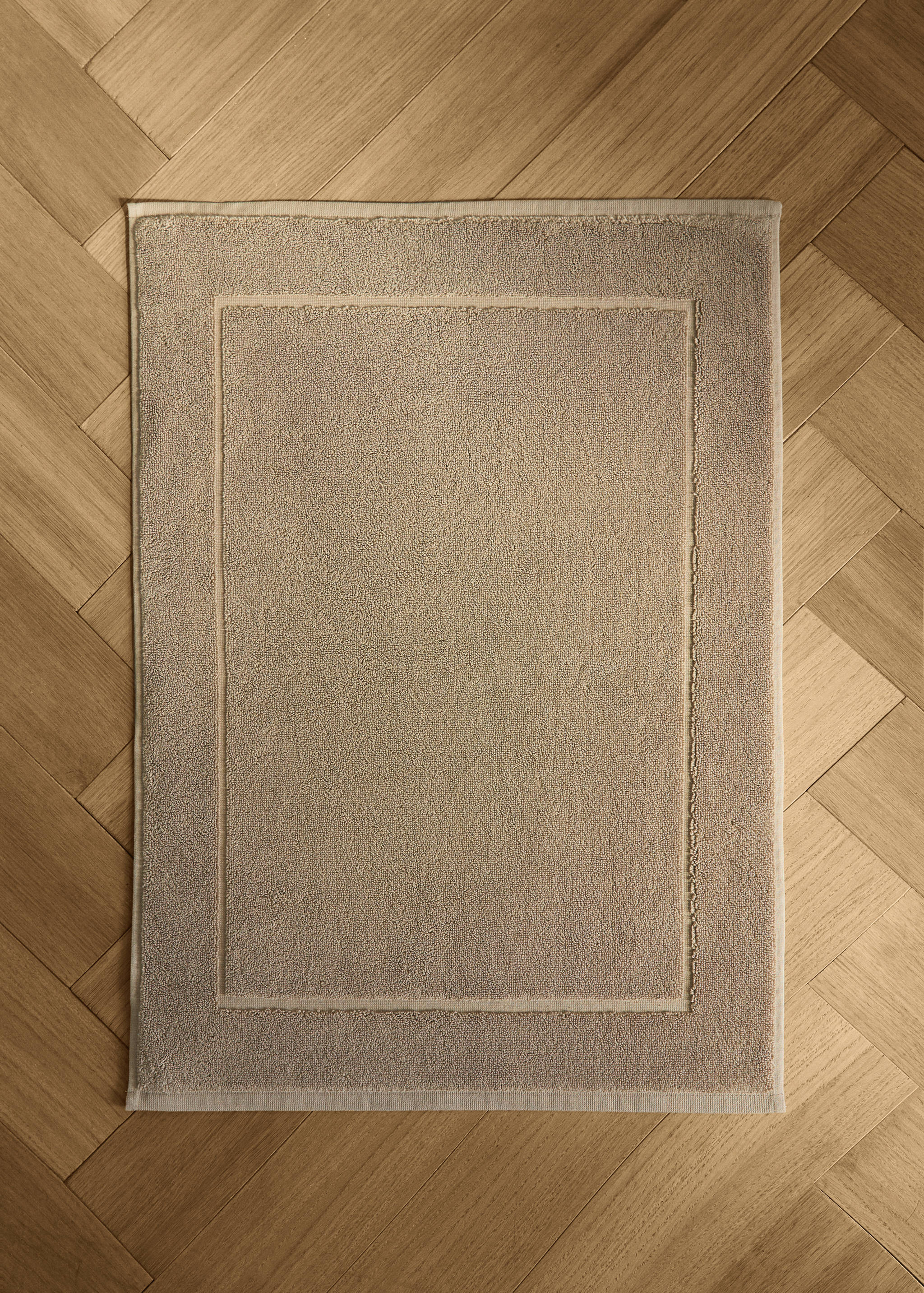 100% cotton bathroom mat - General plane