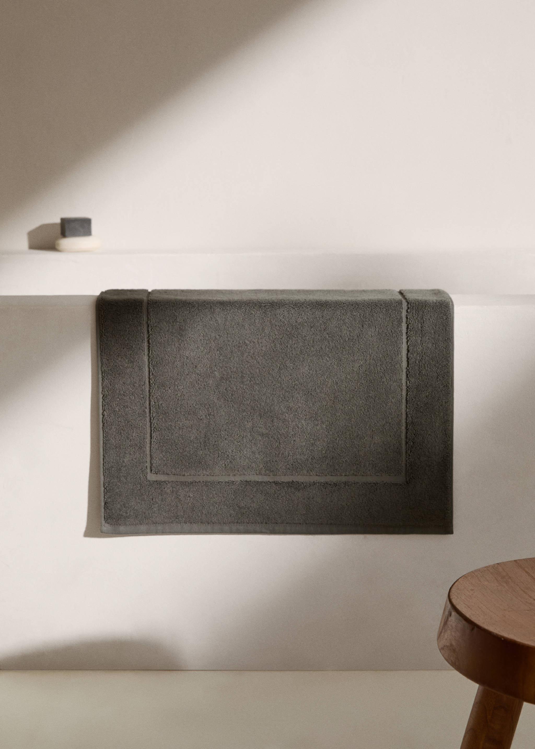 100% cotton bathroom mat - General plane