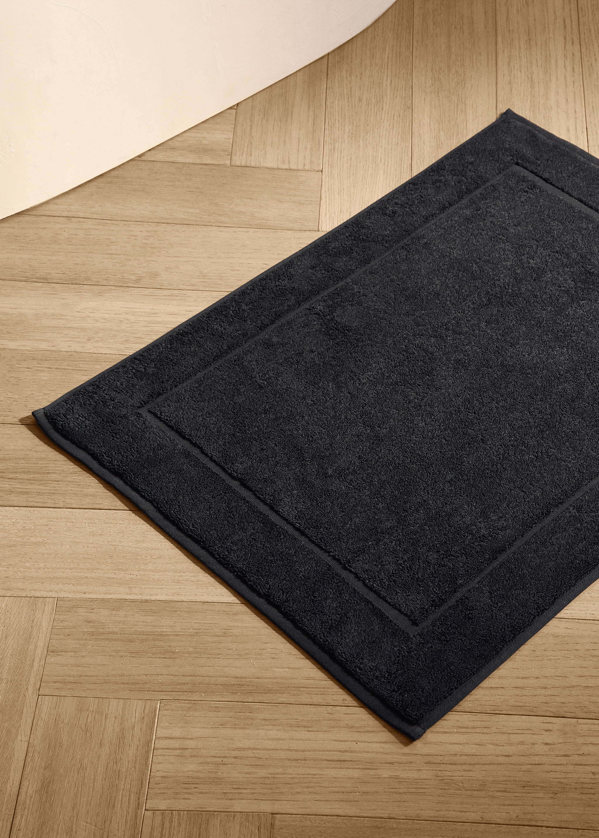 100% cotton bathroom mat - General plane