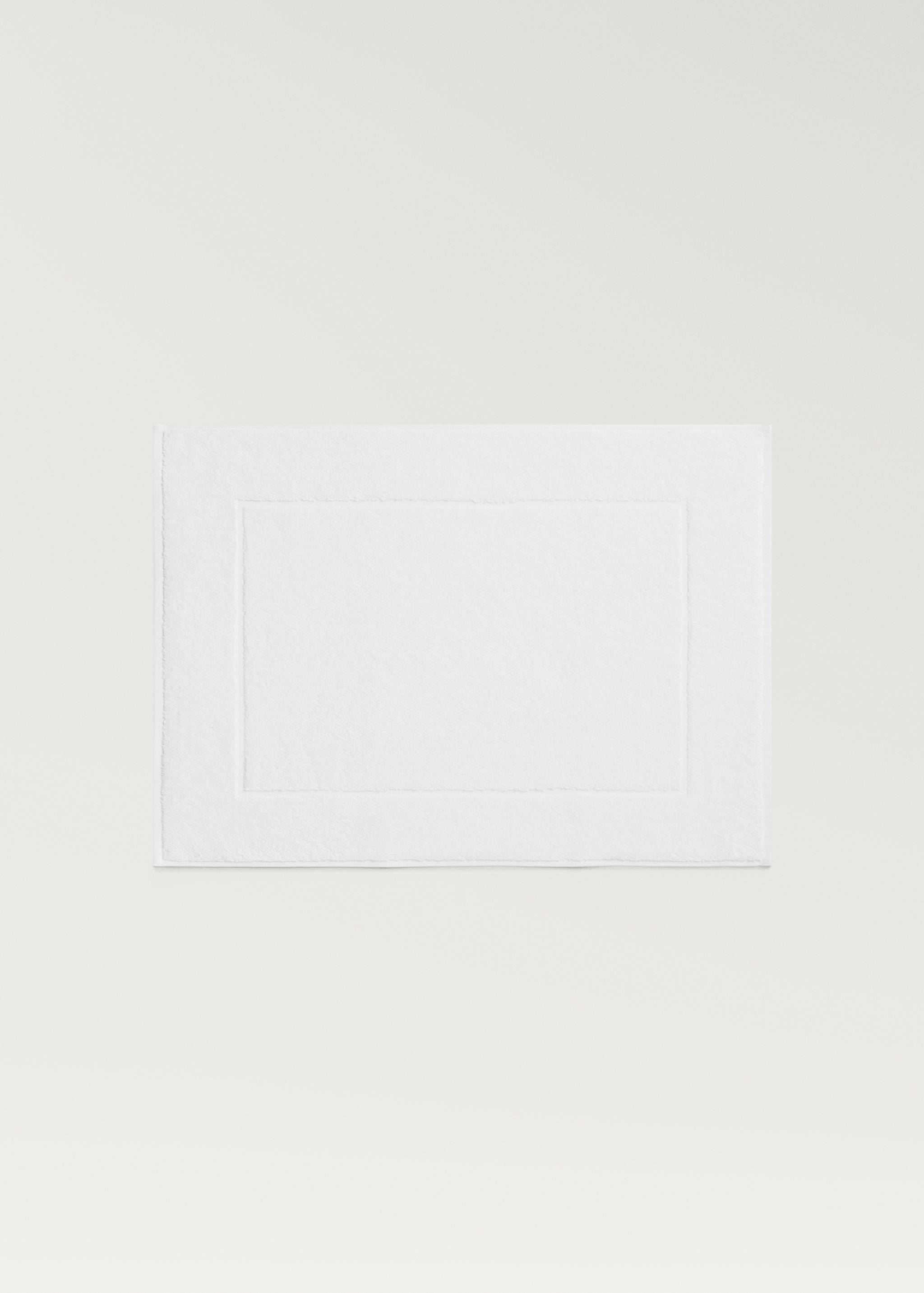 Pamutvászon fürdőszobaszőnyeg rojtokkal - Termék modell nélkül