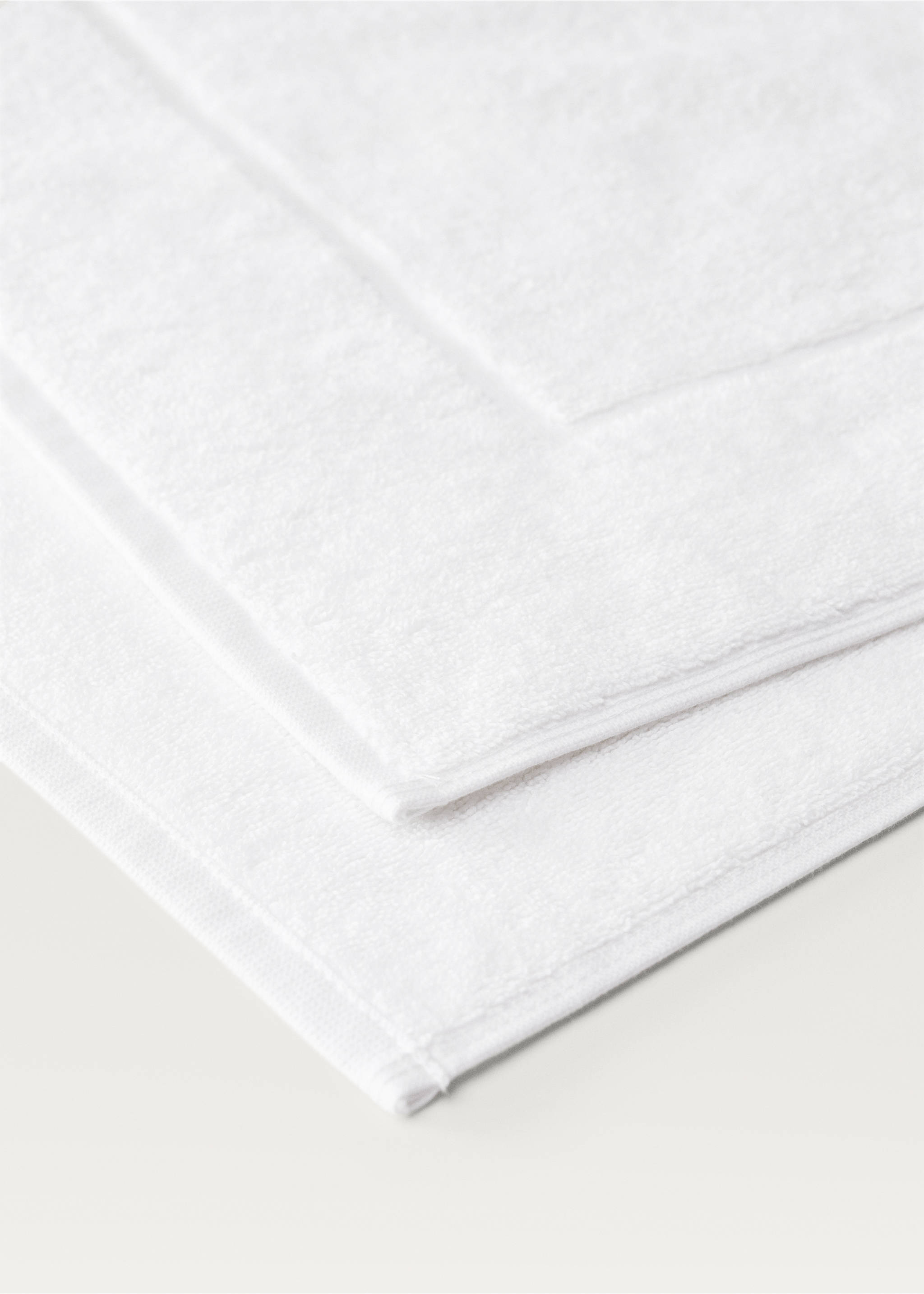 Памучна хавлиена кърпа за баня - Данни за артикула 2, Бяло. Ref: 17081563-00.