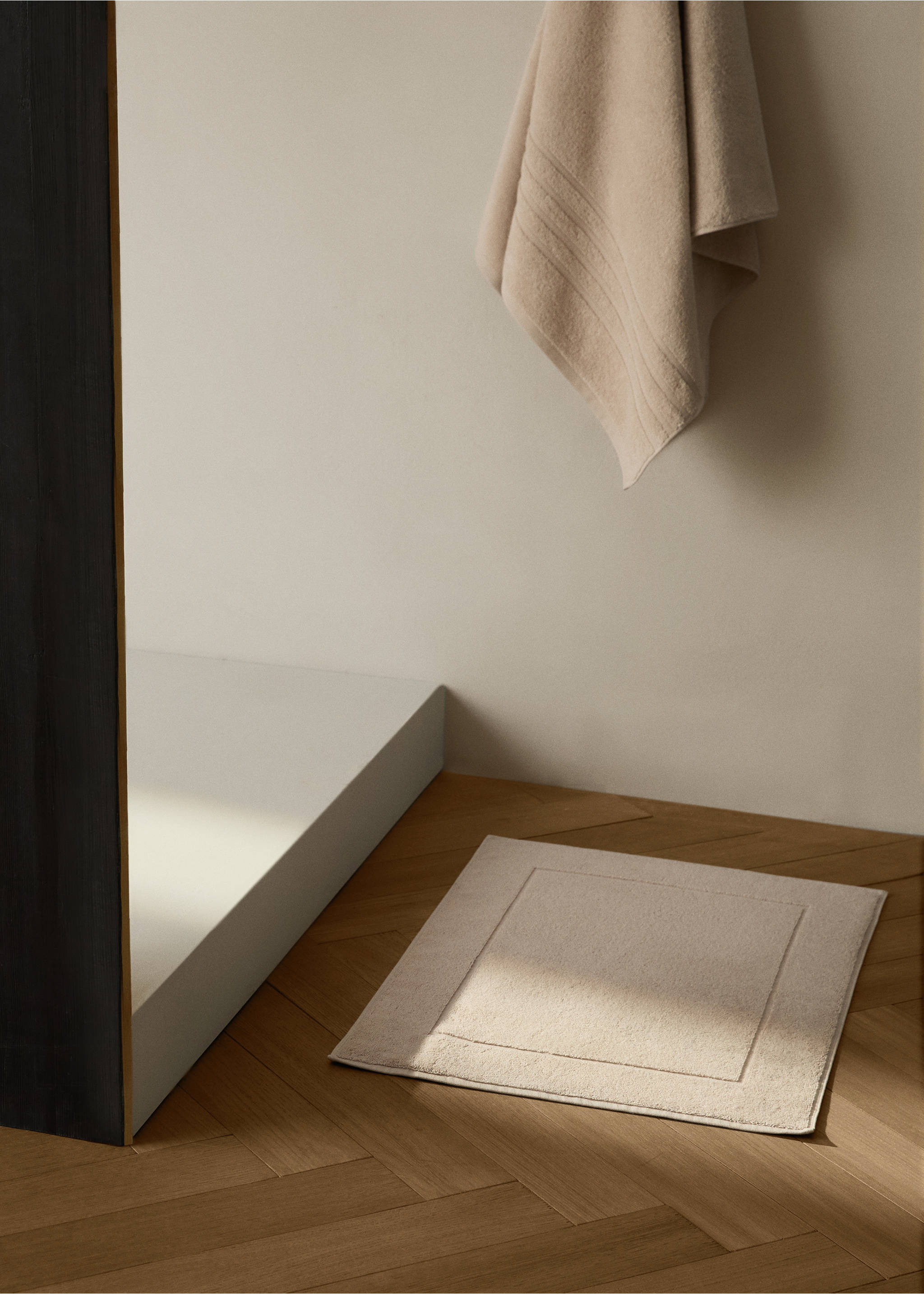 Cotton bath mat - General plane, Sand. Ref: 17081563-00.