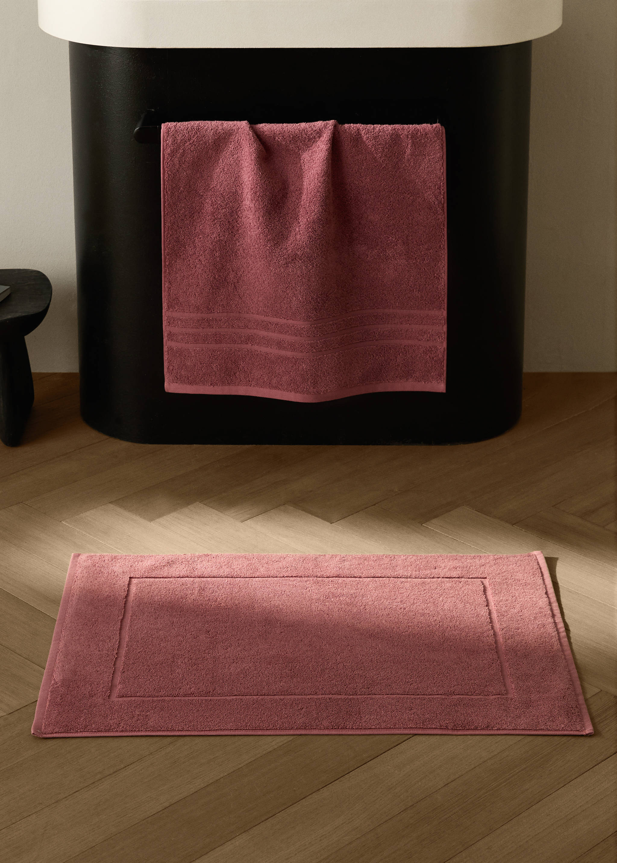 Cotton bath mat - General plane