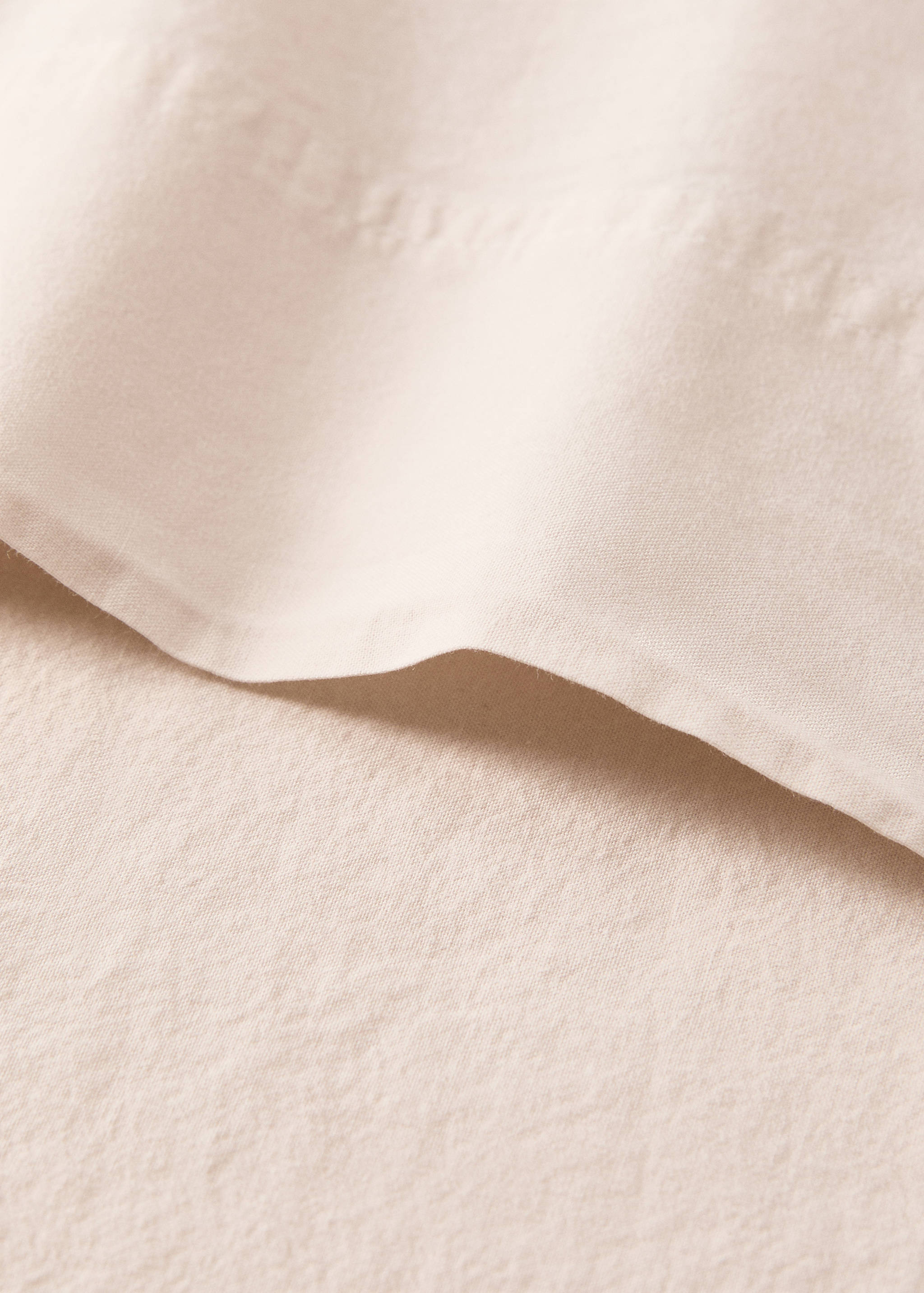 Washed cotton double-stitched top sheet for crib - Details of the article 1