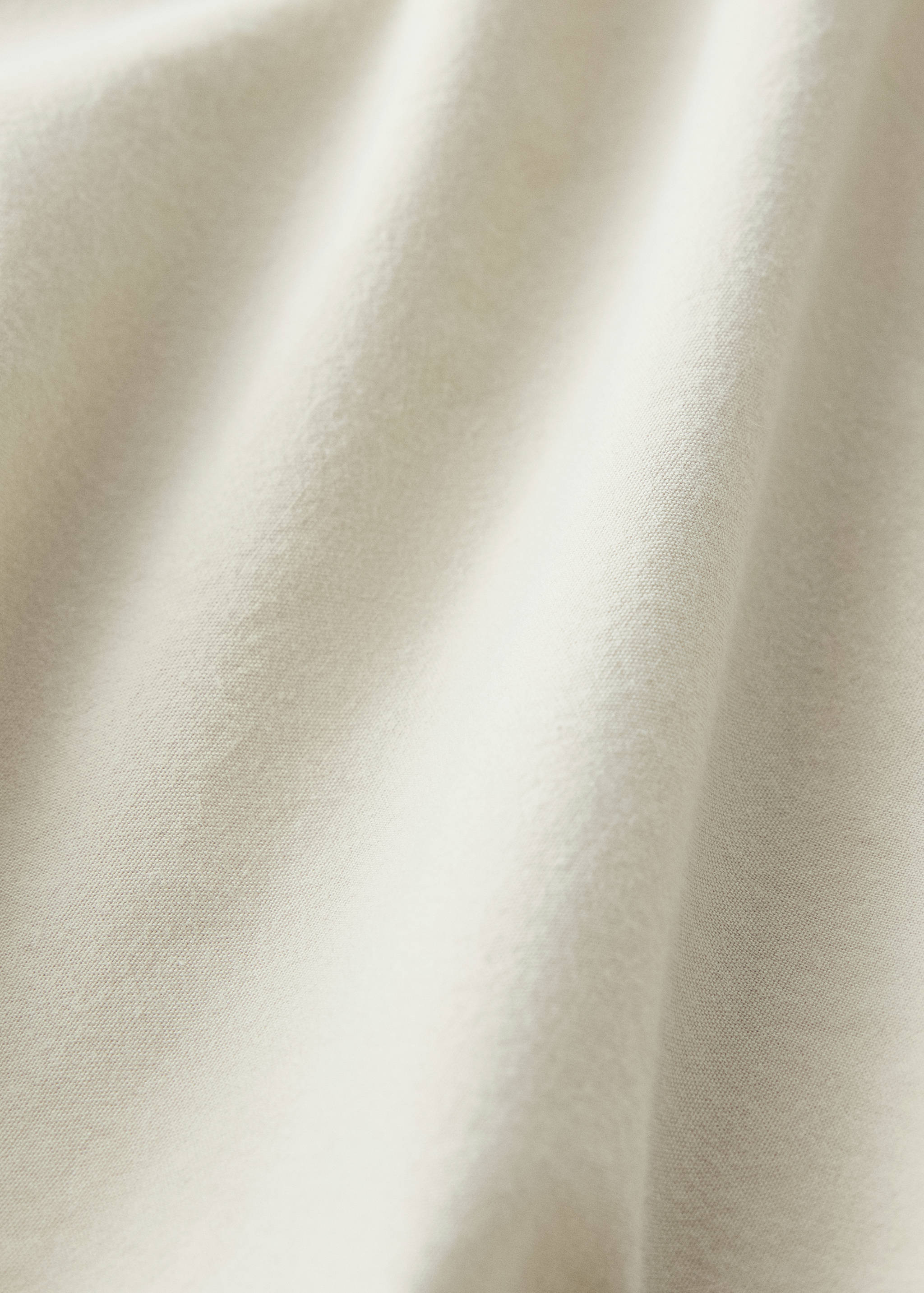 Washed cotton double-stitched top sheet for crib - Details of the article 2