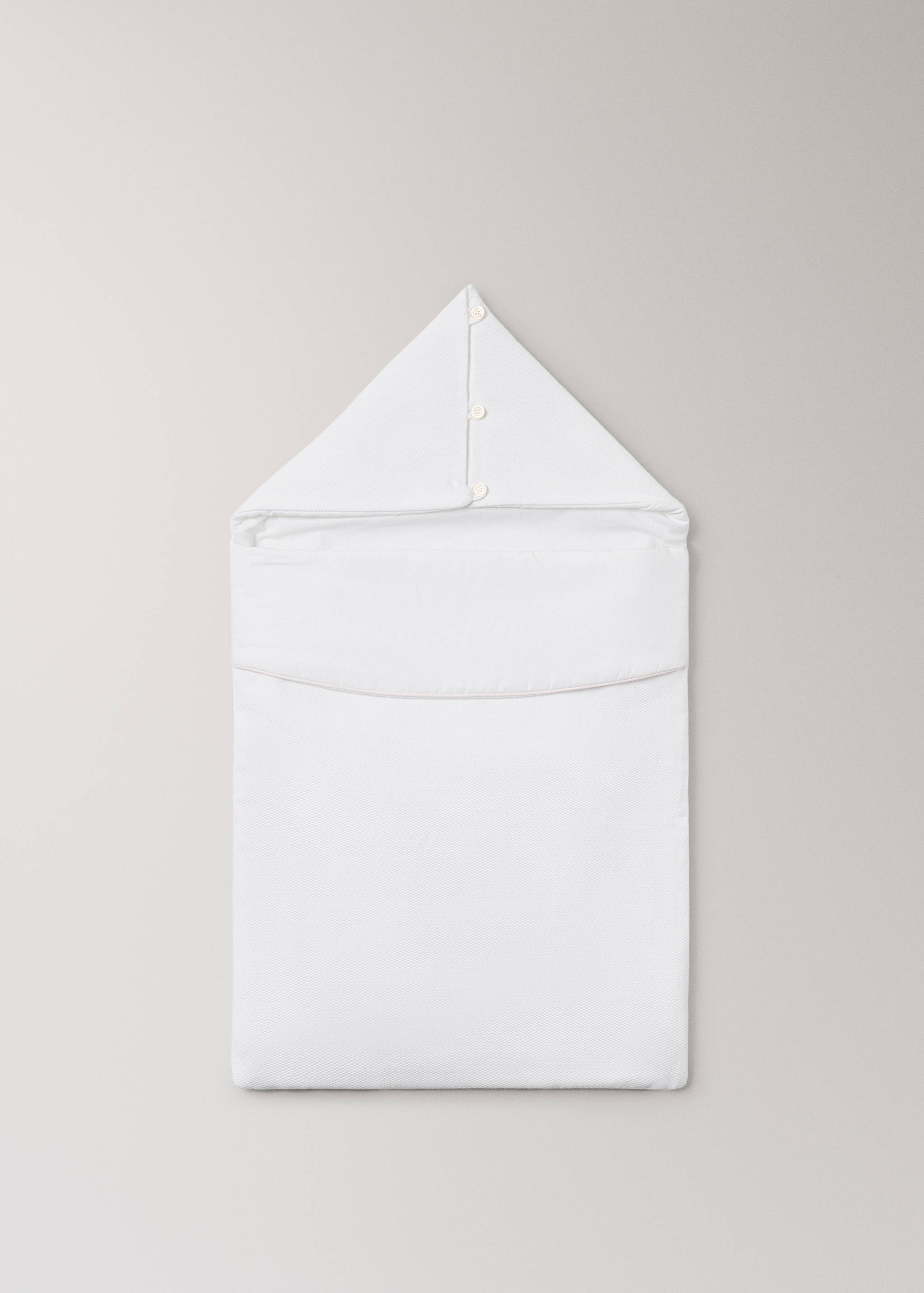 Cotton casual coat with zip detail - Article without model