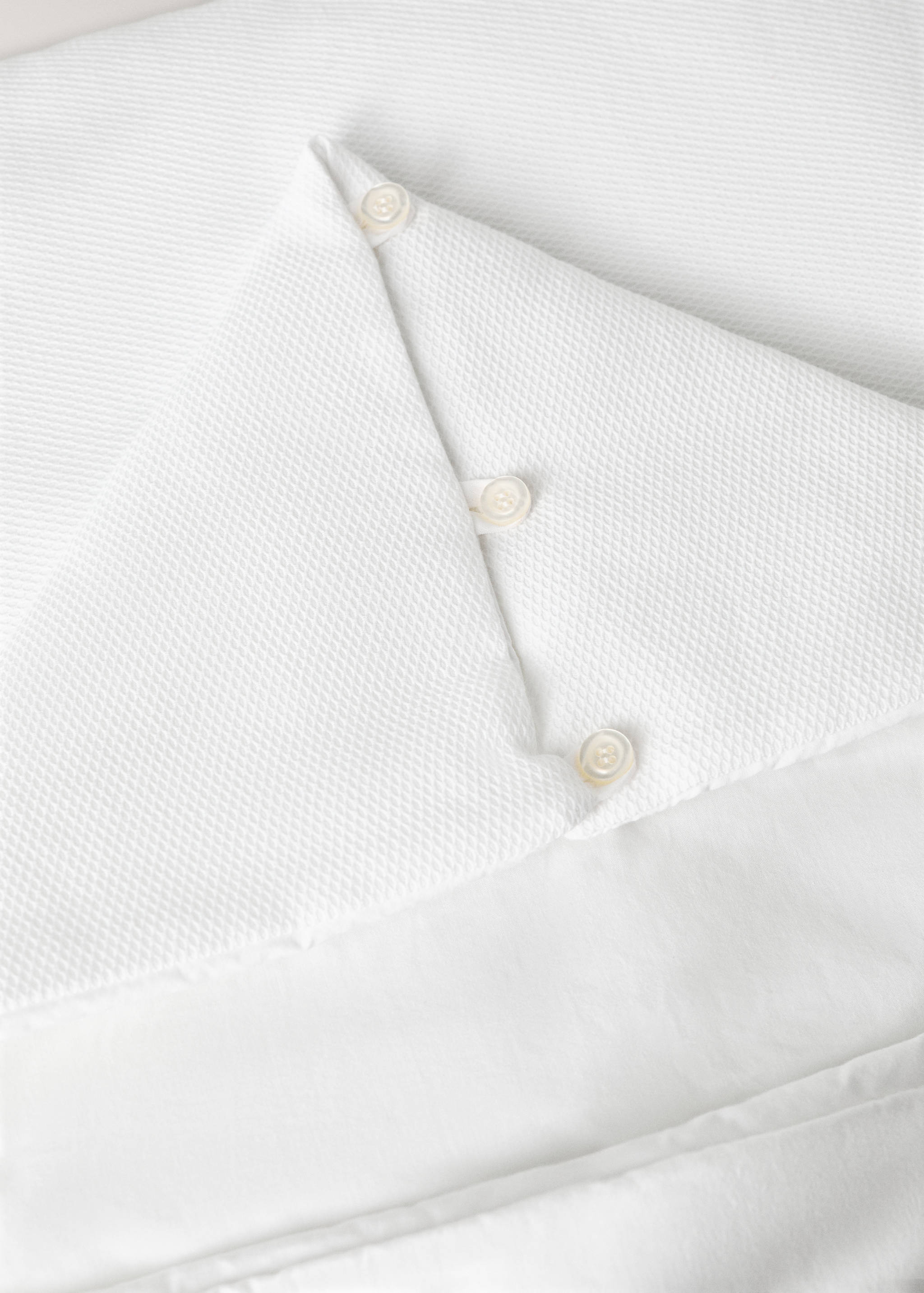 Cotton casual coat with zip detail - Details of the article 2