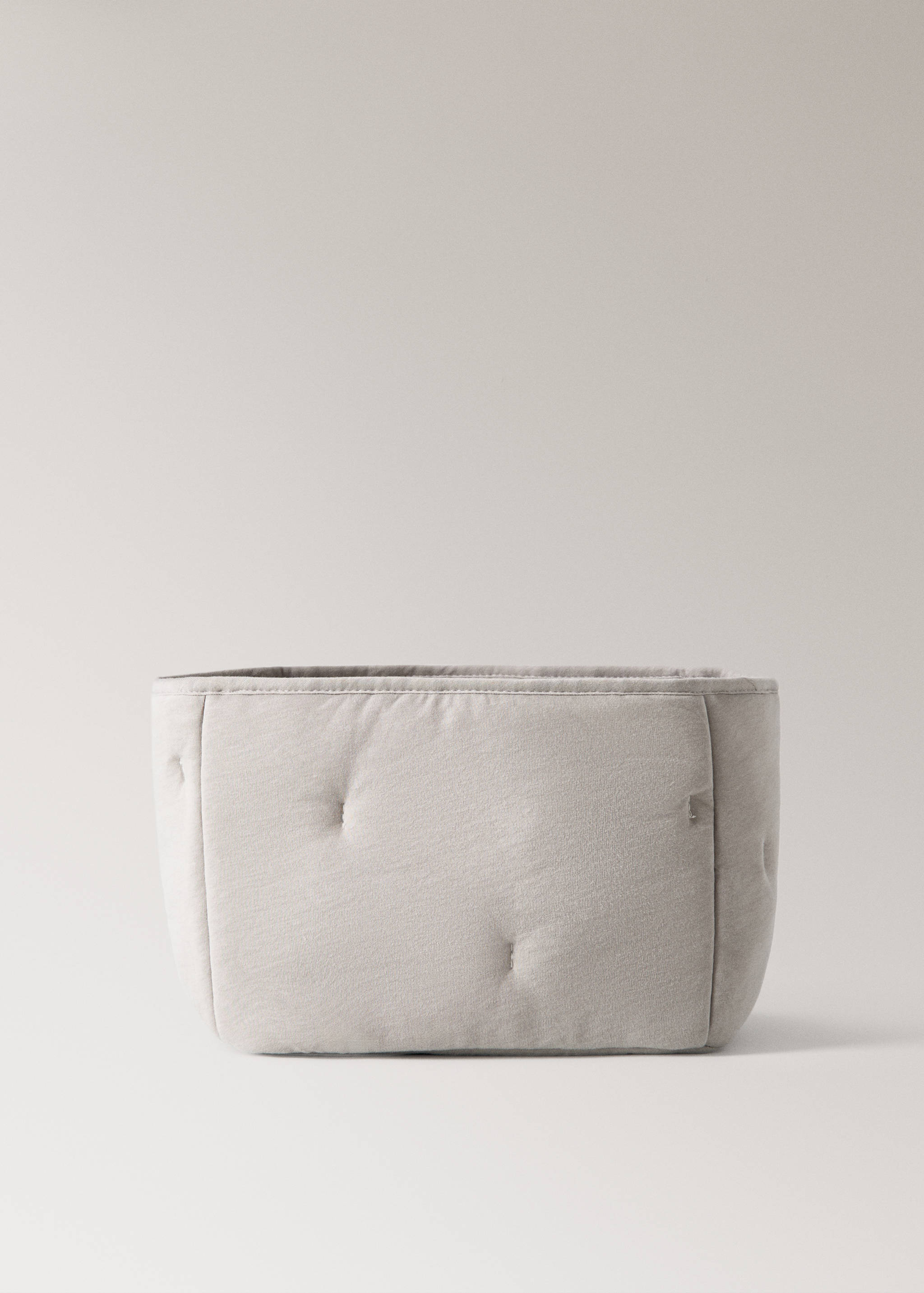 Cesto de algodão acolchoada tamanho médio - Artigo sem modelo