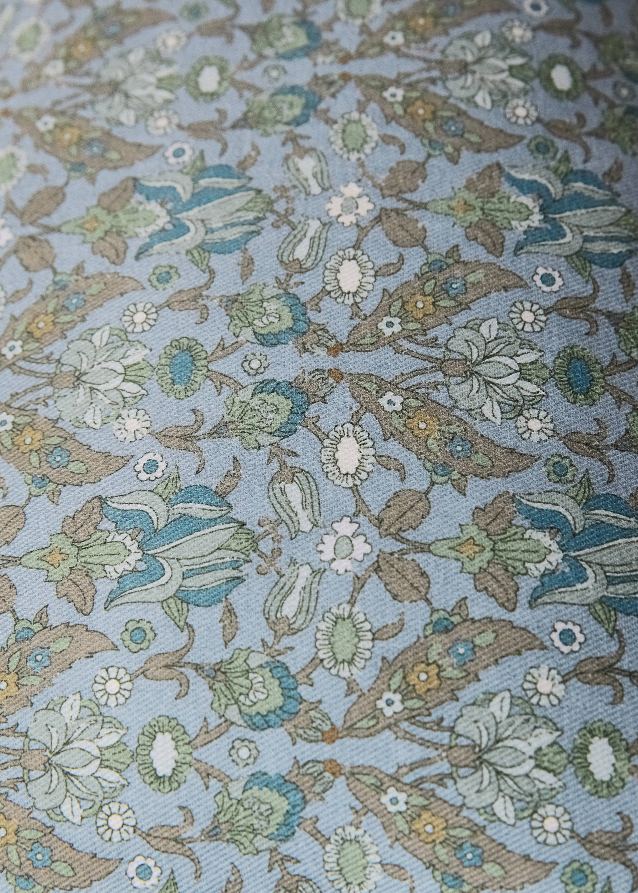 Children's cotton floral-print cushion cover 30x40 cm - Details of the article 3