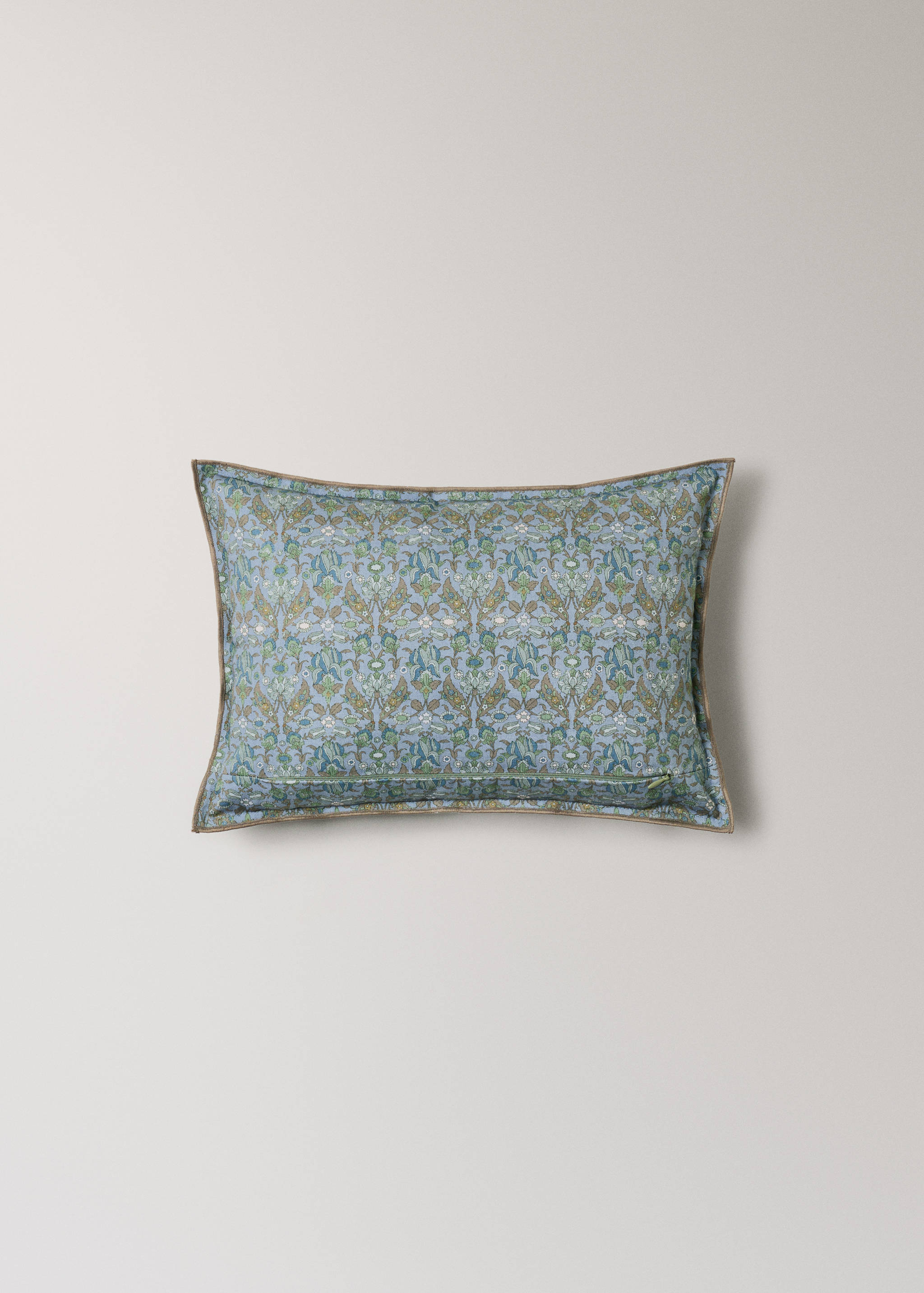 Children's cotton floral-print cushion cover 30x40 cm - Details of the article 4