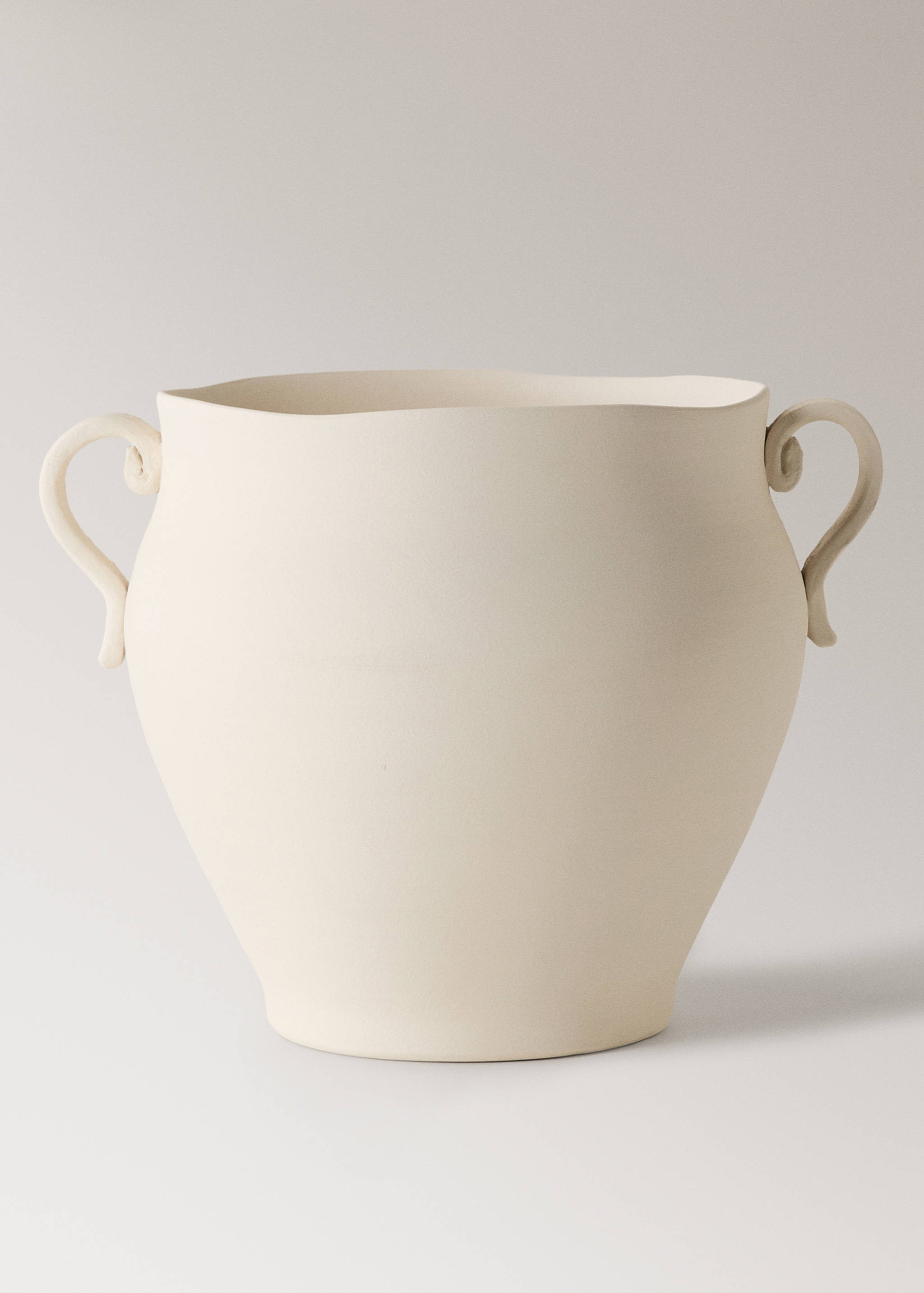 Große Terrakotta-Vase mit Griffen - Artikel ohne Model