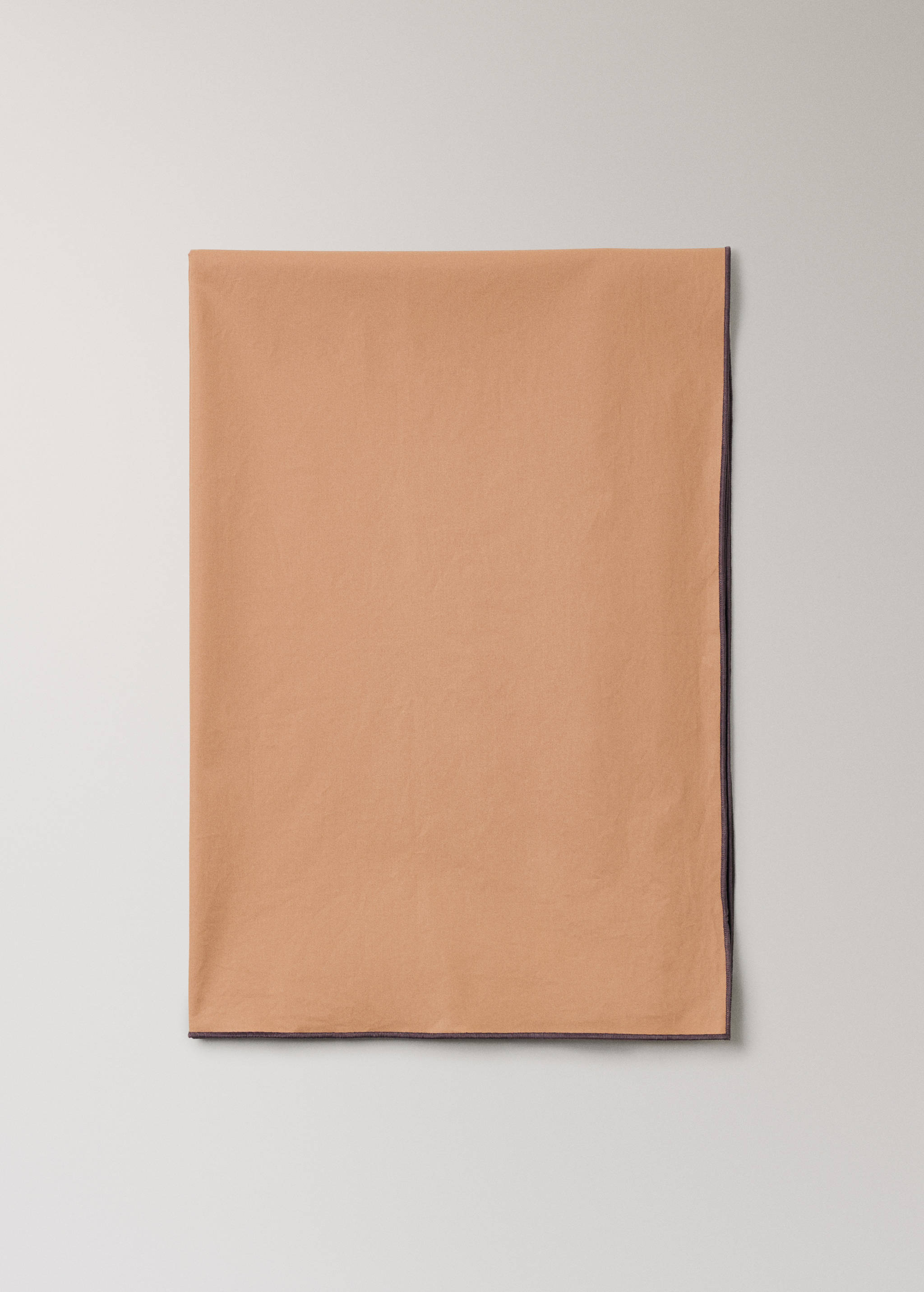 Resin-coated cotton tablecloth with overlock for 2 to 4 diners - Article without model