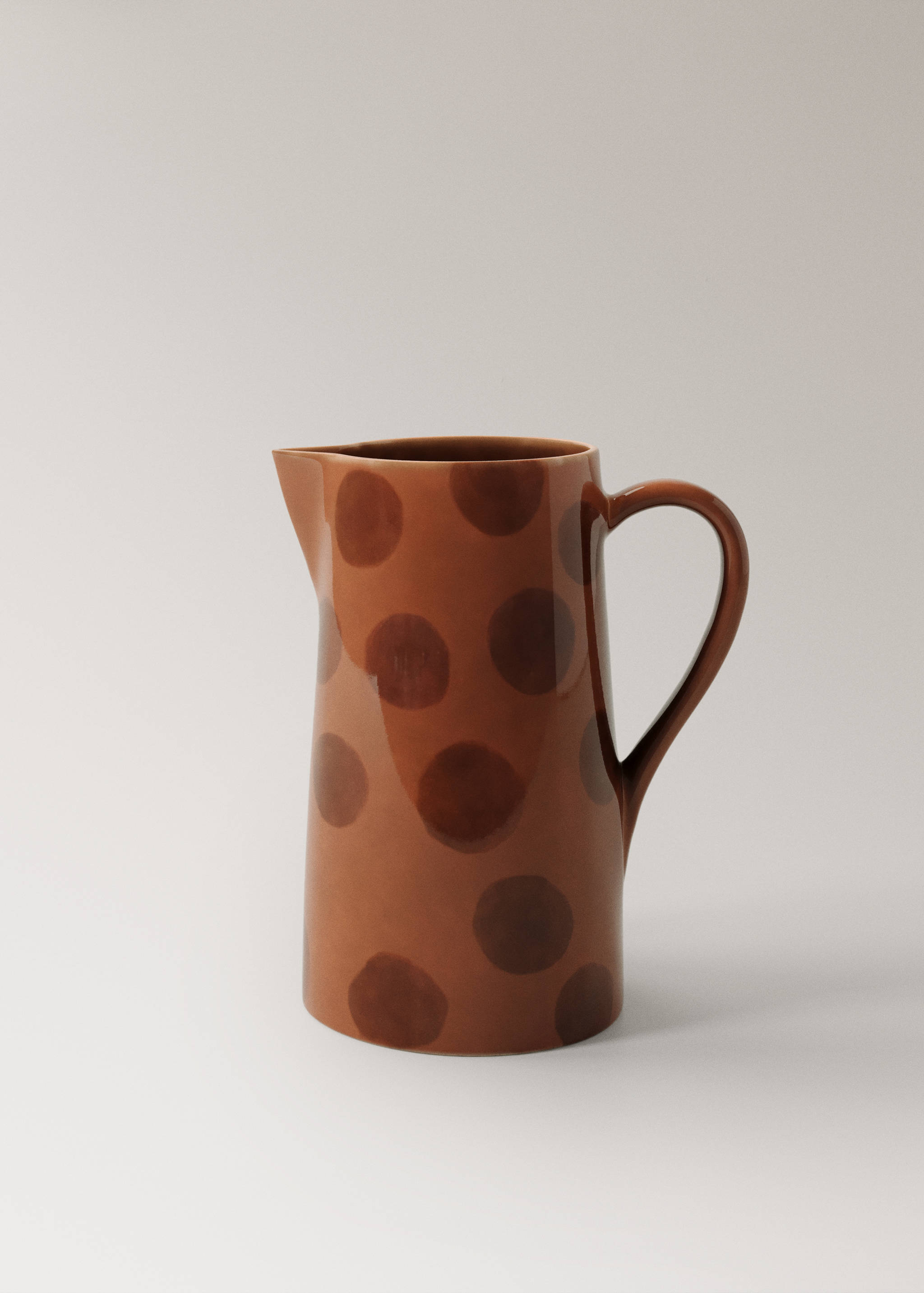 Hand-painted stoneware jar - Article without model