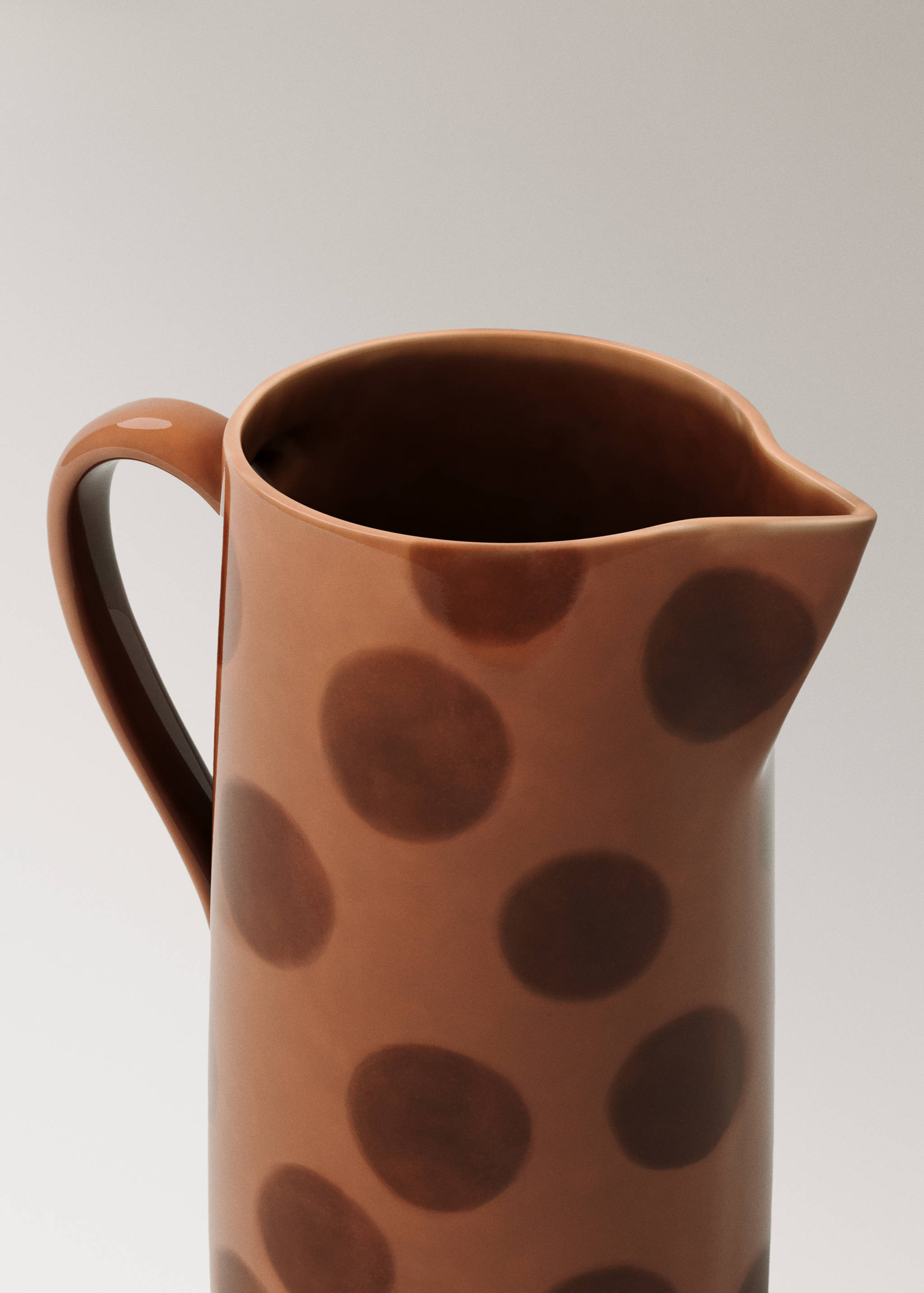 Hand-painted stoneware jar - Details of the article 2