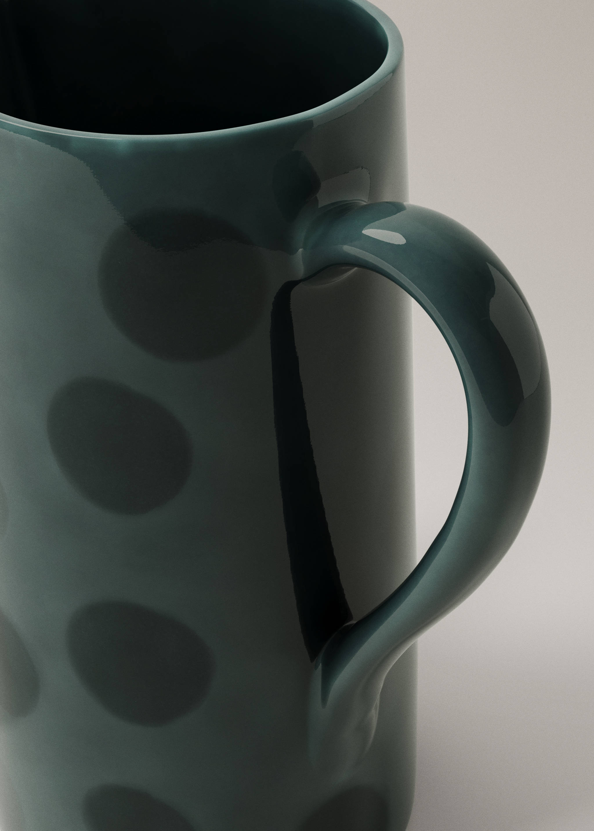 Ręcznie malowany dzbanek z kamionki - Szczegóły artykułu 1