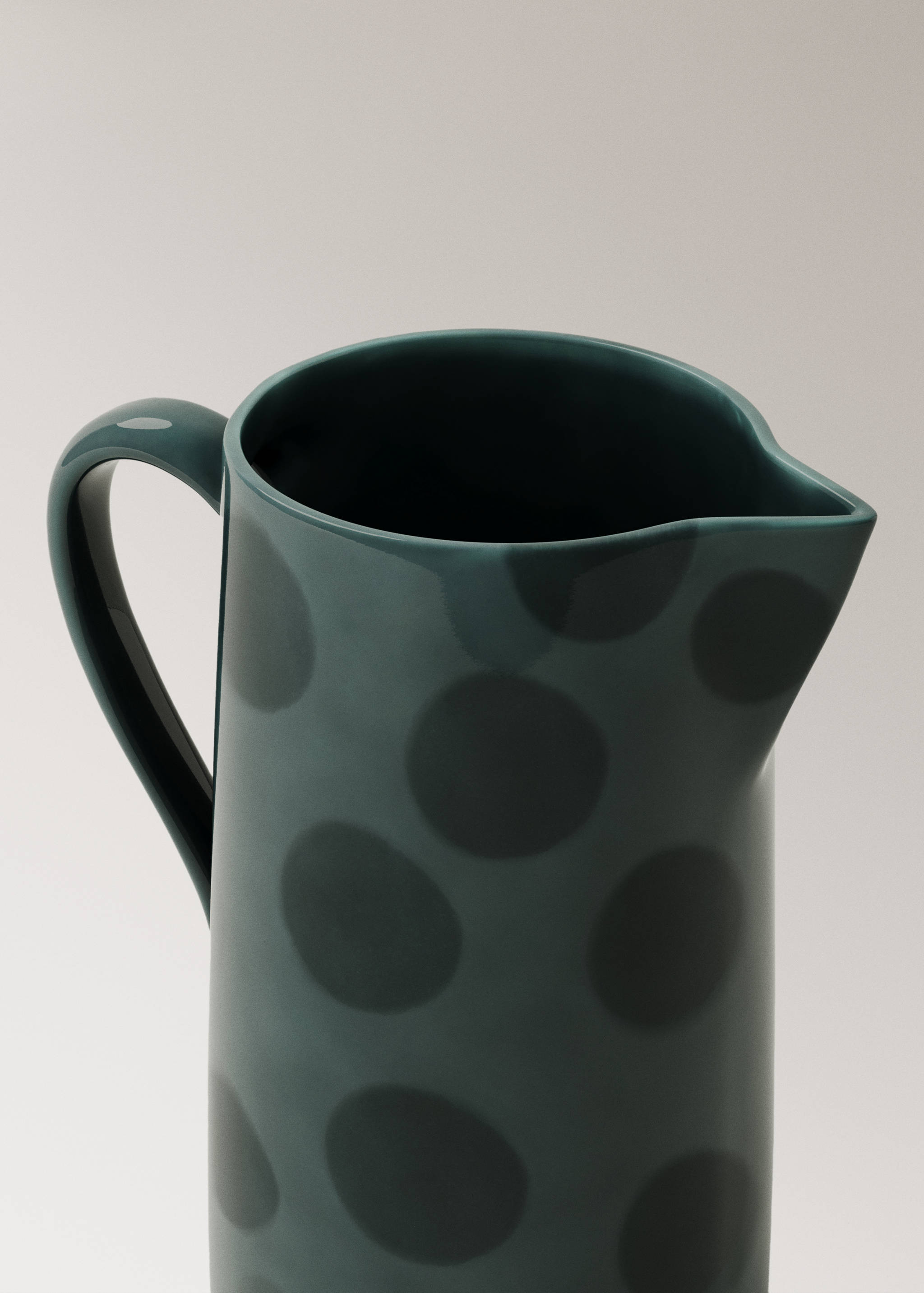 Ręcznie malowany dzbanek z kamionki - Szczegóły artykułu 2