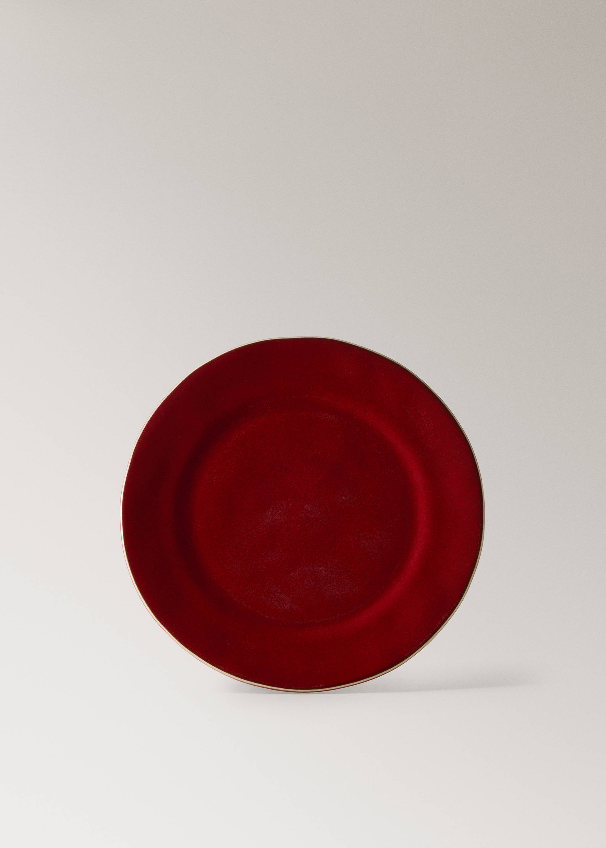 Organic-style dinner plate - Article without model
