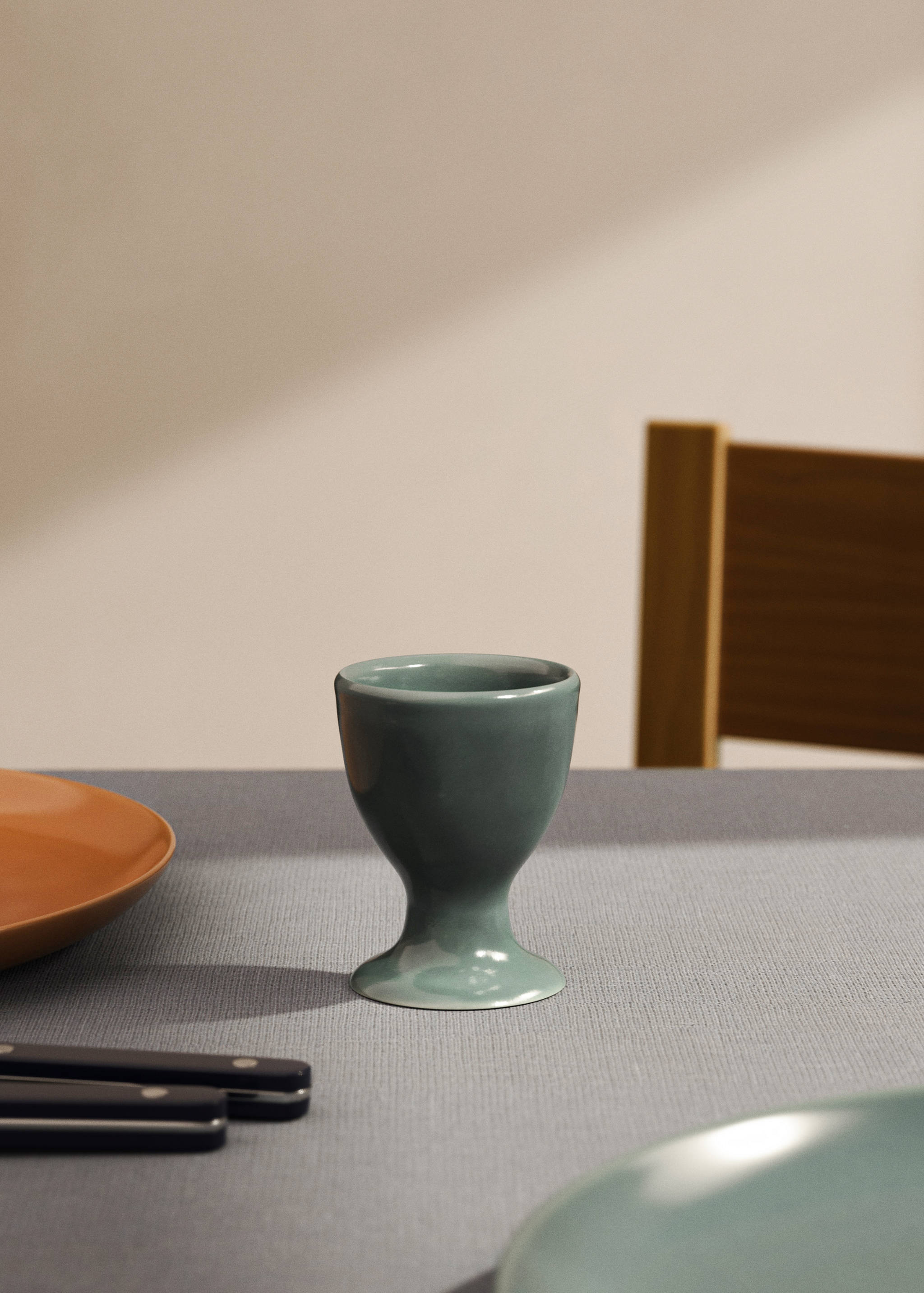 Copo para ovo de grés - Plano geral