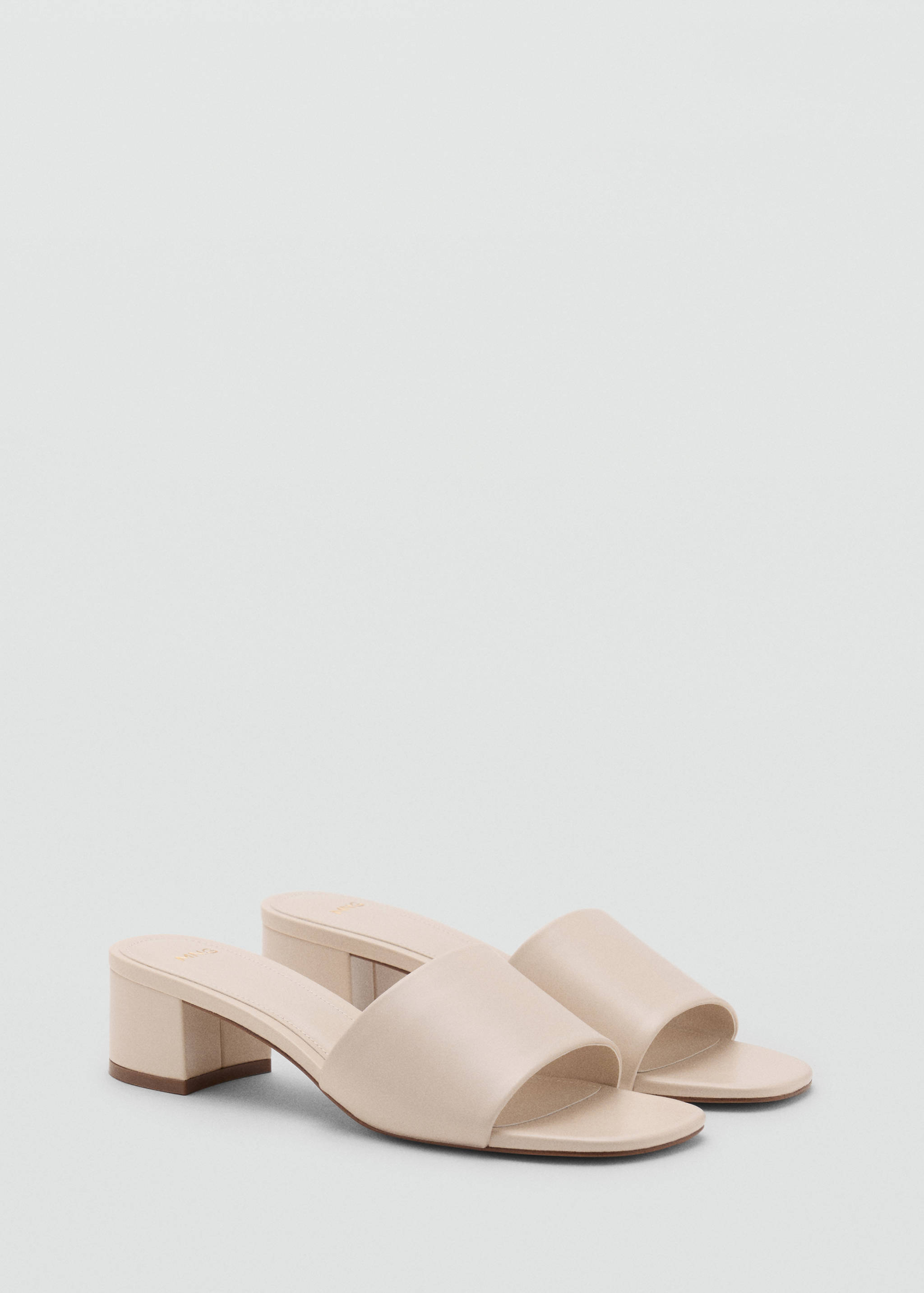 Block-heel sandals with strap - Medium plane