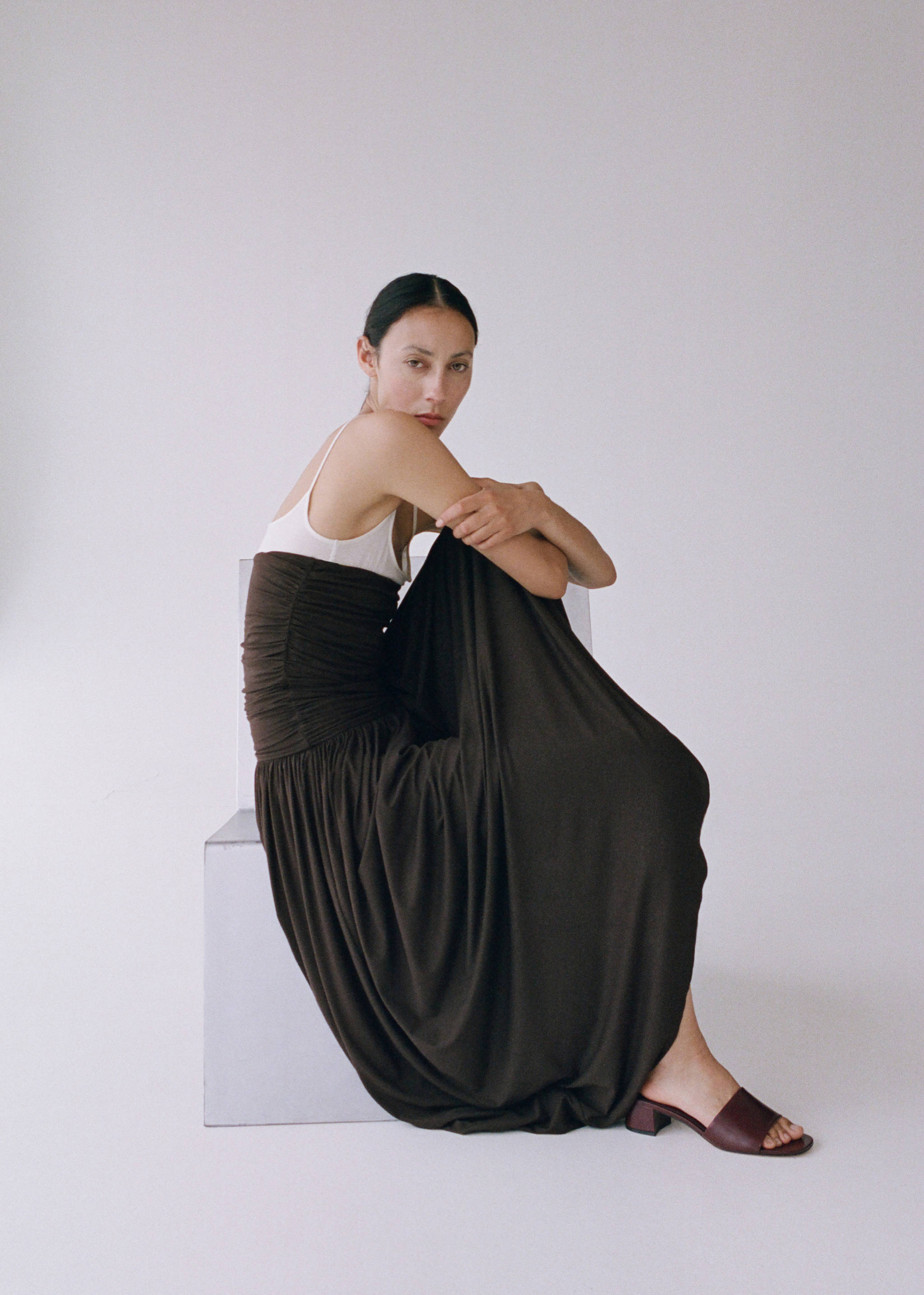 Block-heel sandals with strap - General plane