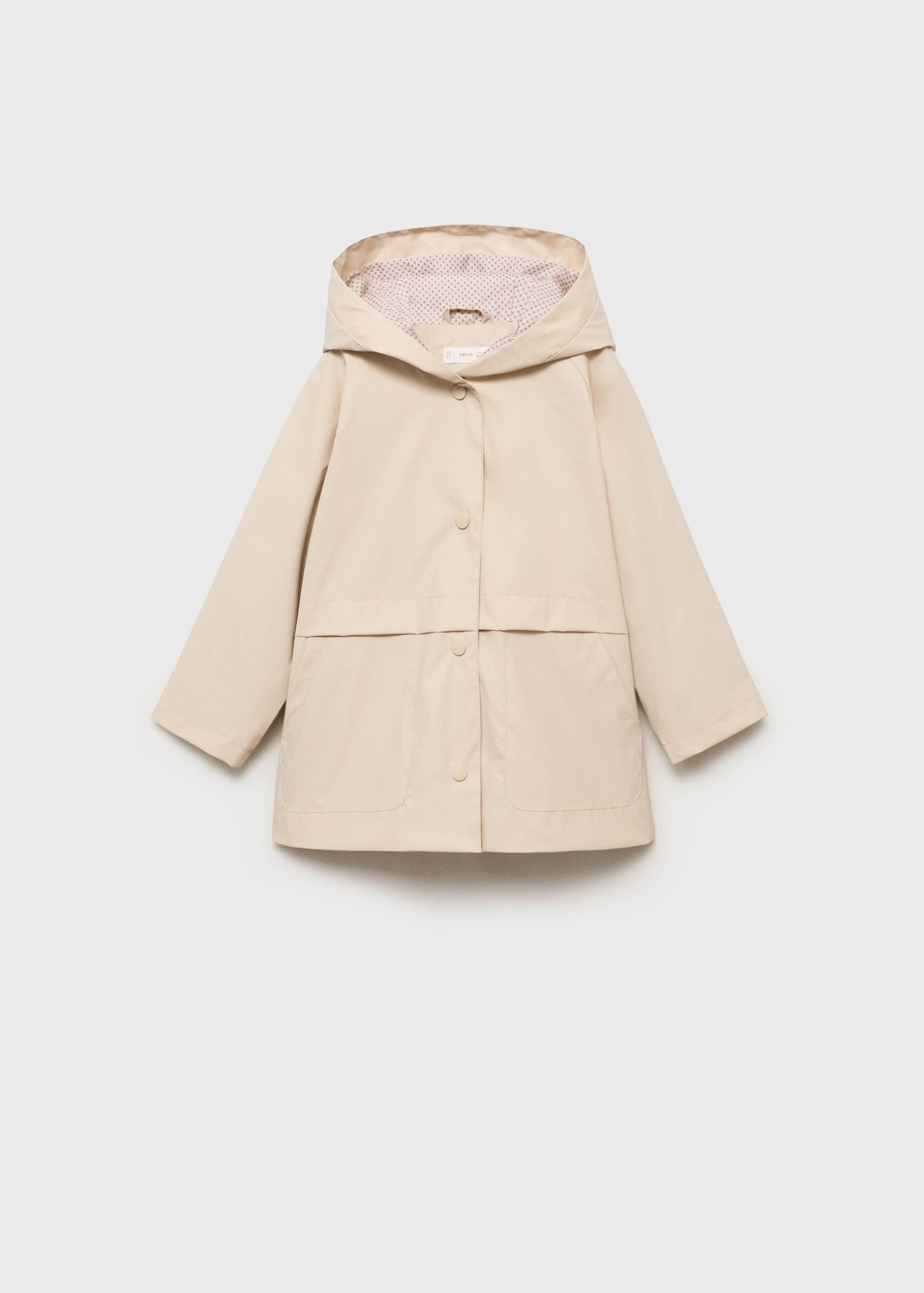 Parka gommé à capuche - Article sans modèle