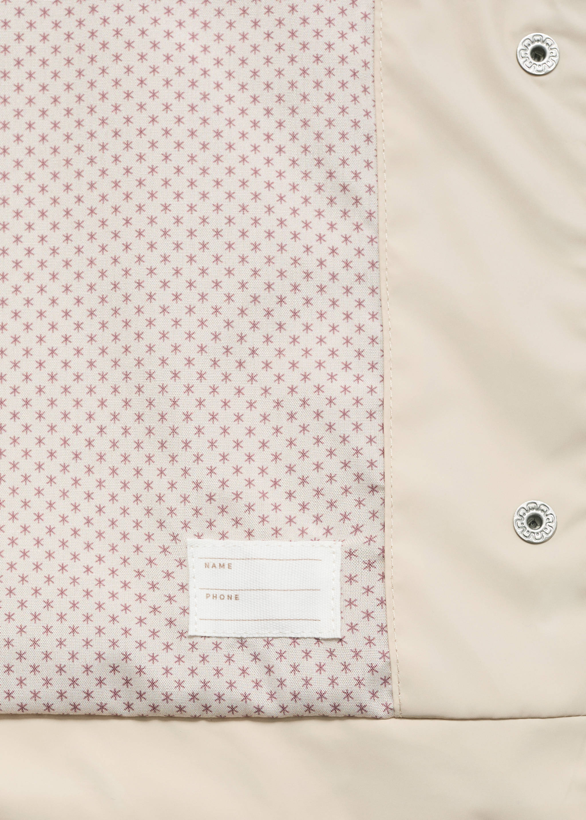 Parka gommé à capuche - Détail de l'article 0