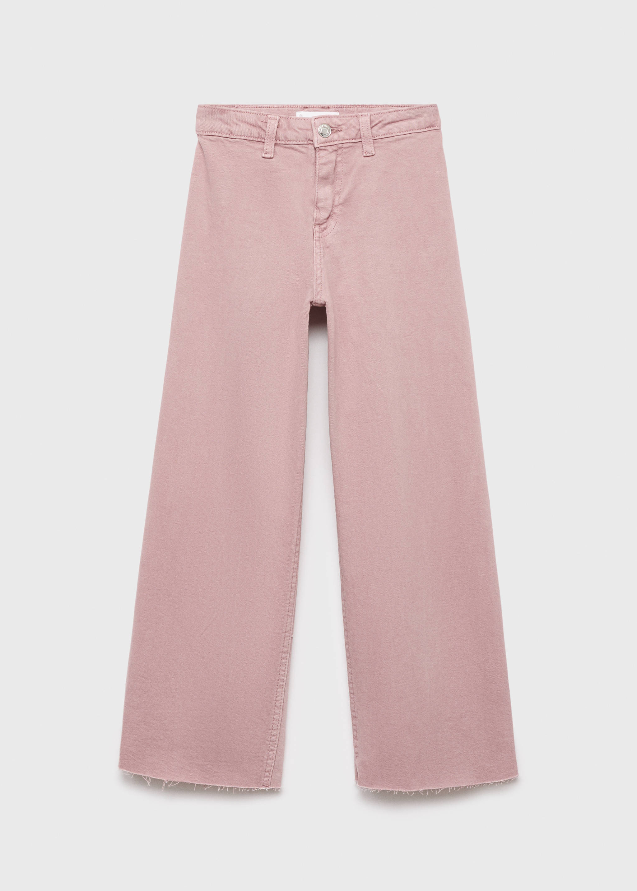 Wideleg low frayed hem jeans - Article without model