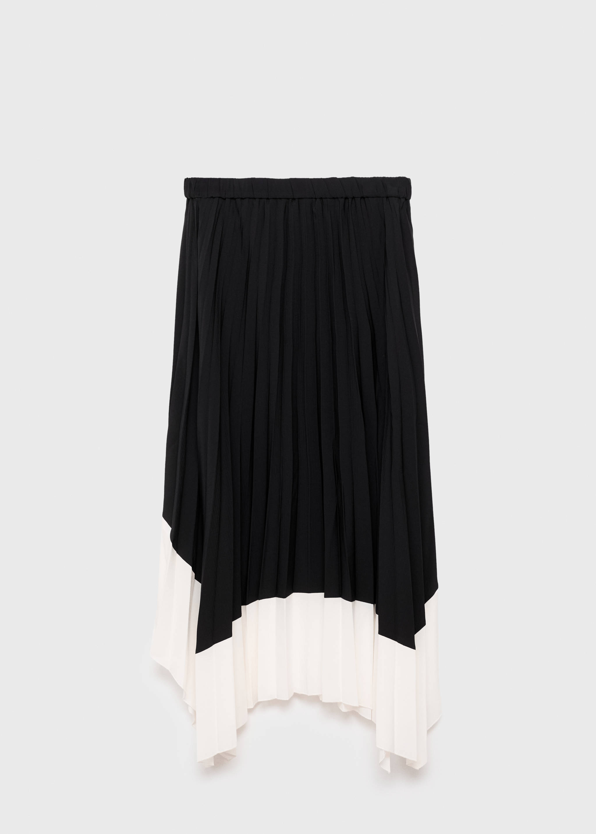Pleated asymmetric skirt  - Article without model