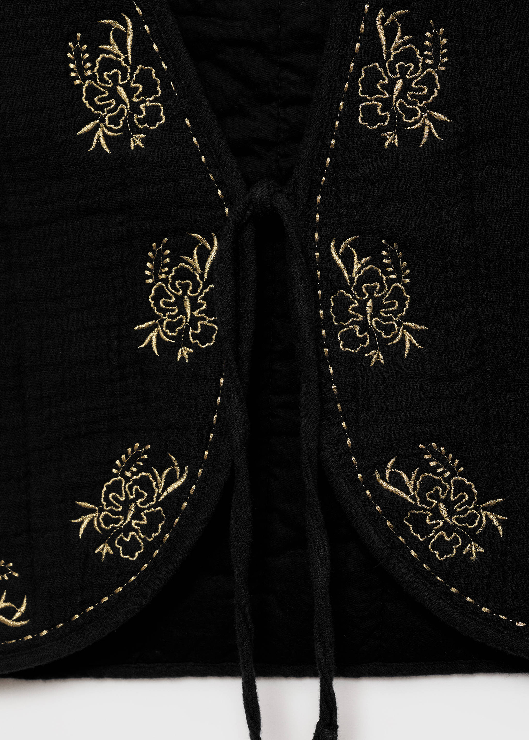 Weste mit Blumenstickerei - Detail des Artikels 0