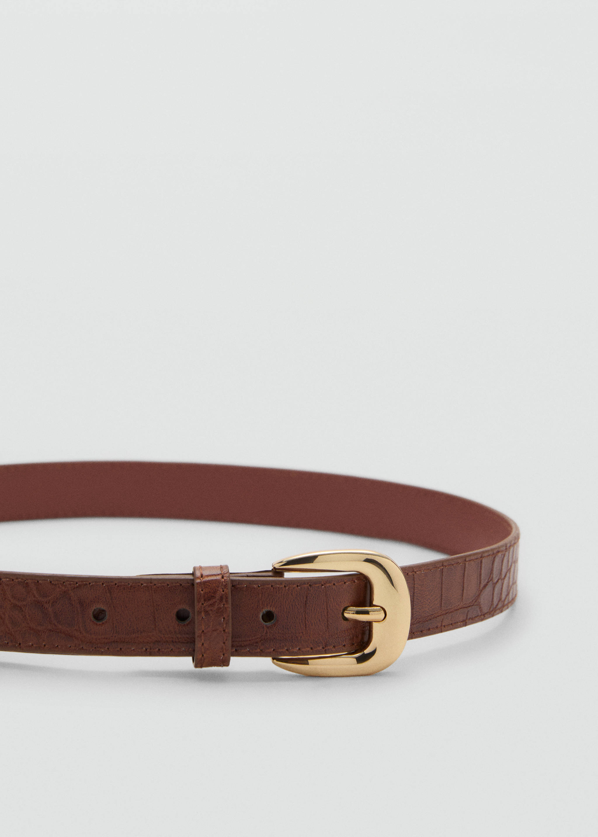 Croco faux-leather belt - Details of the article 1