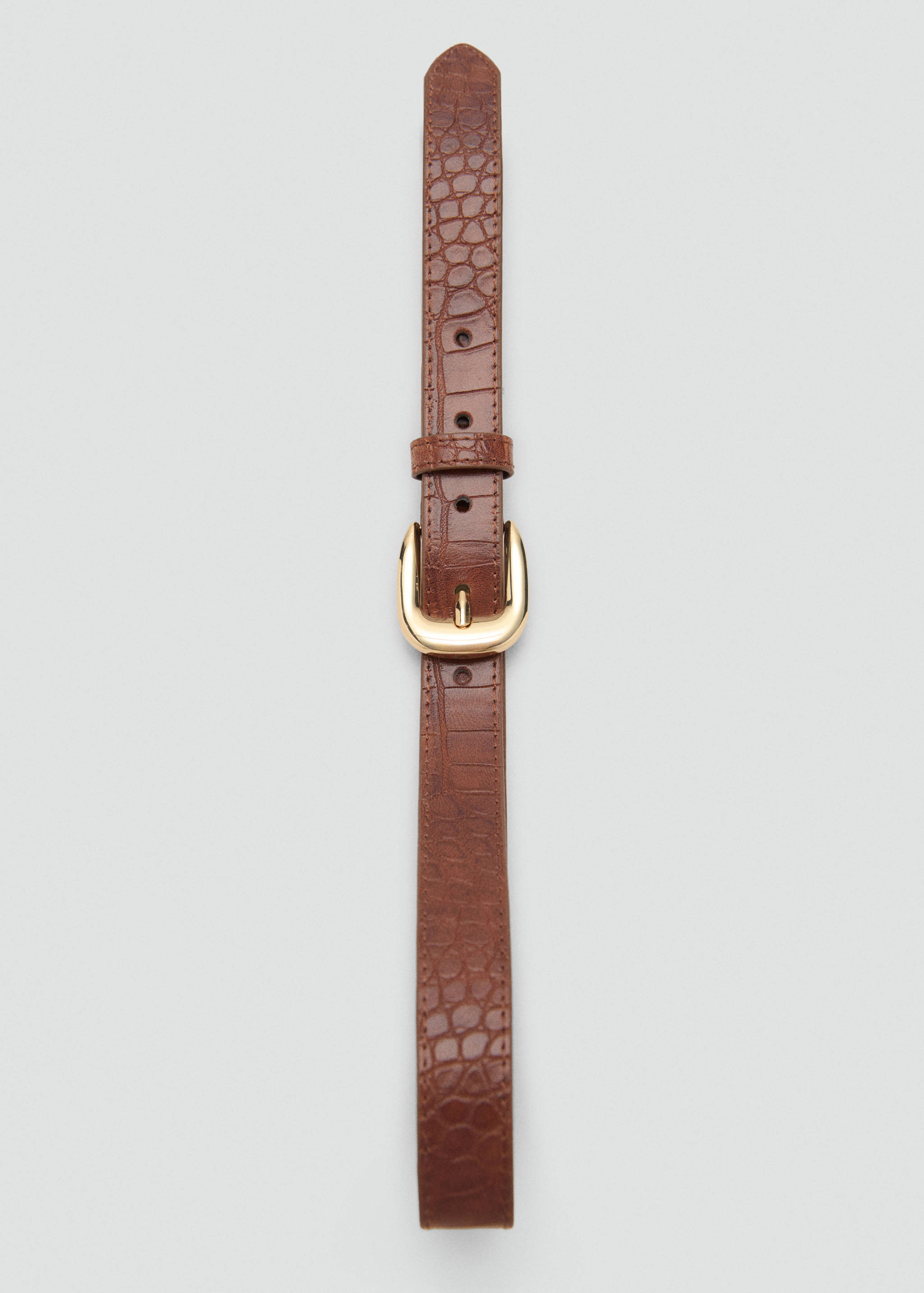 Croco faux-leather belt - Details of the article 2