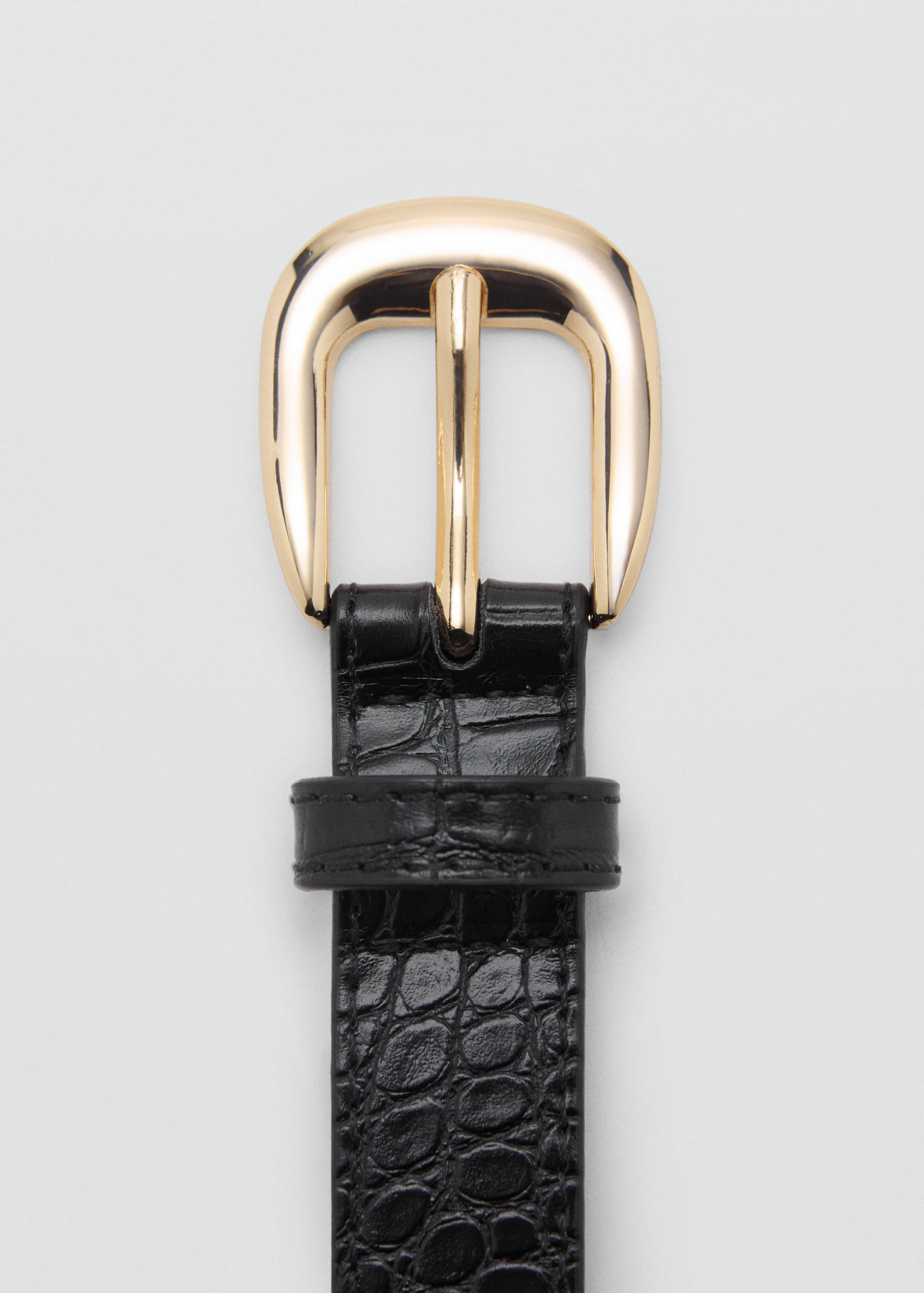 Croco faux-leather belt - Details of the article 1