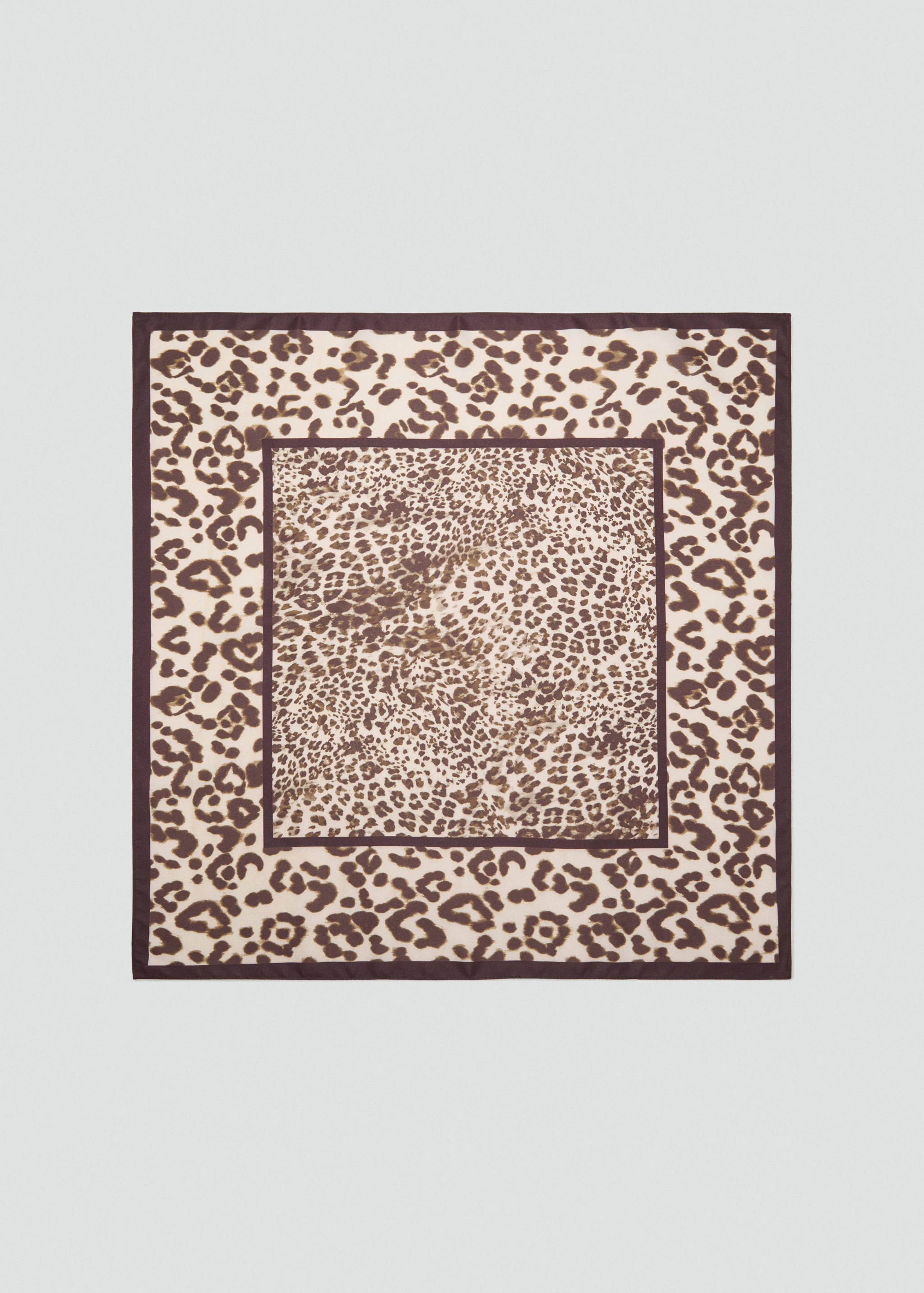 Mouchoir satiné leopard - Article sans modèle