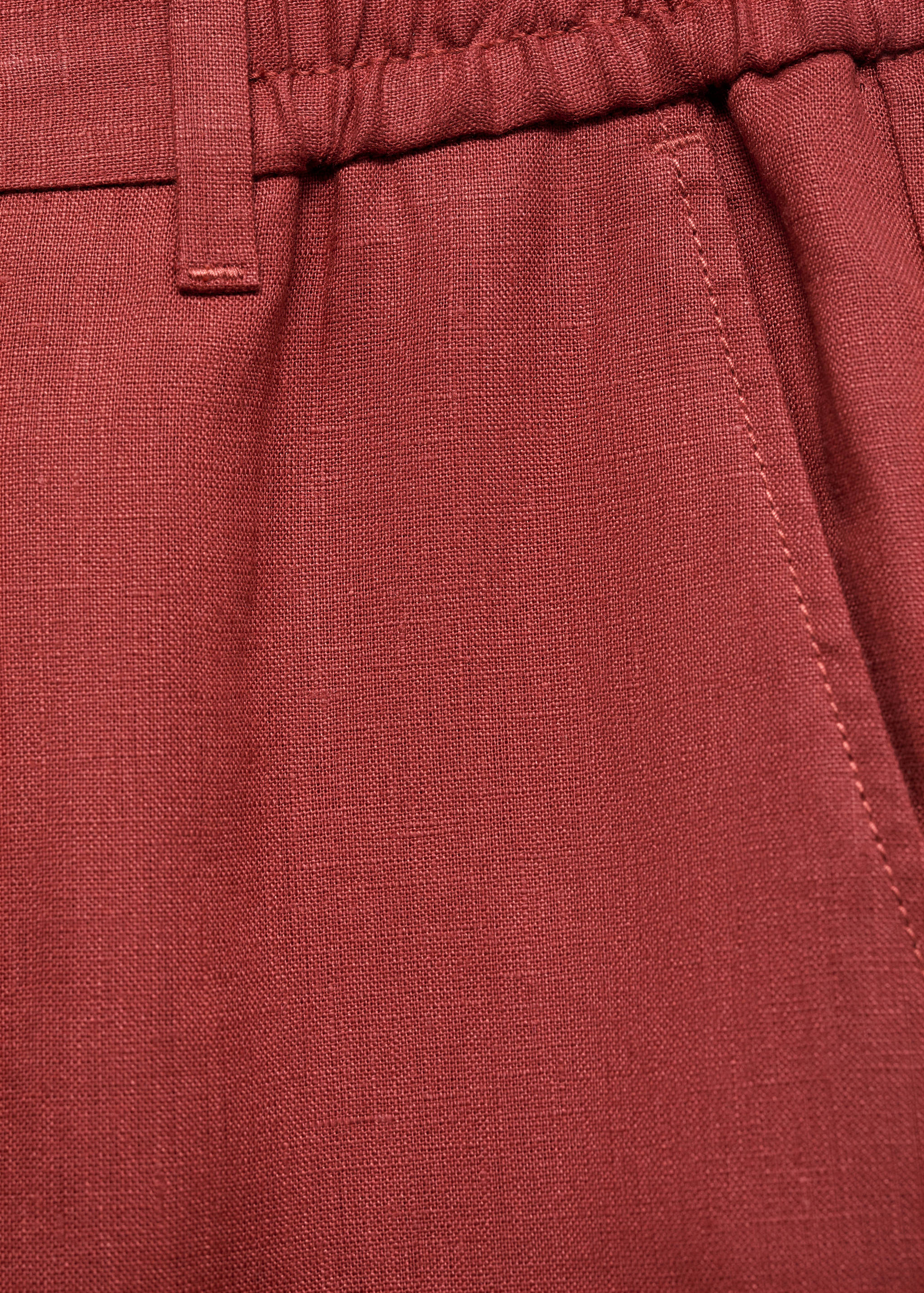 Pantalon 100 % lin taille élastique - Détail de l'article 8