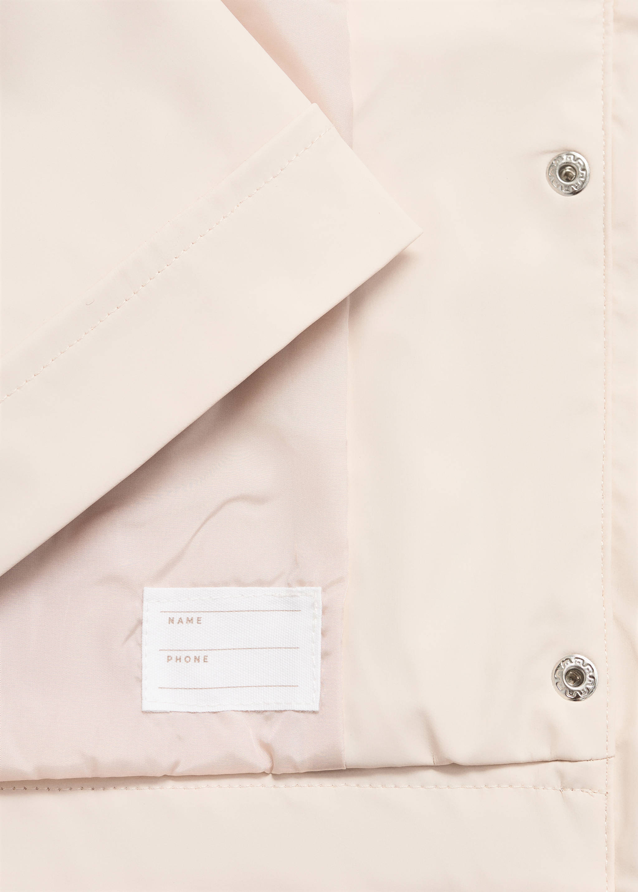 Raincoat hooded jacket - Details of the article 0