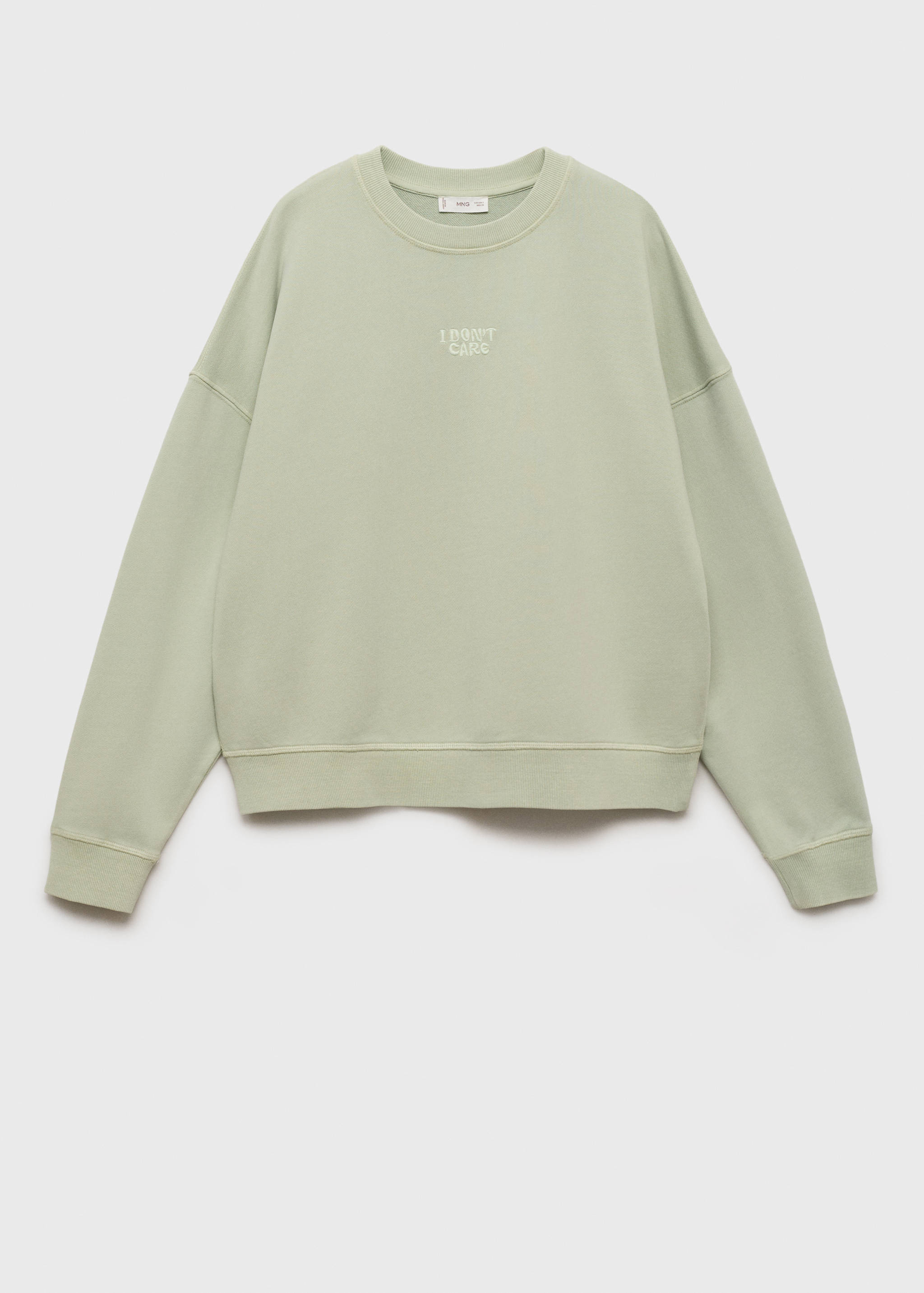 Принтованный свитшот из хлопка - Изделие без модели