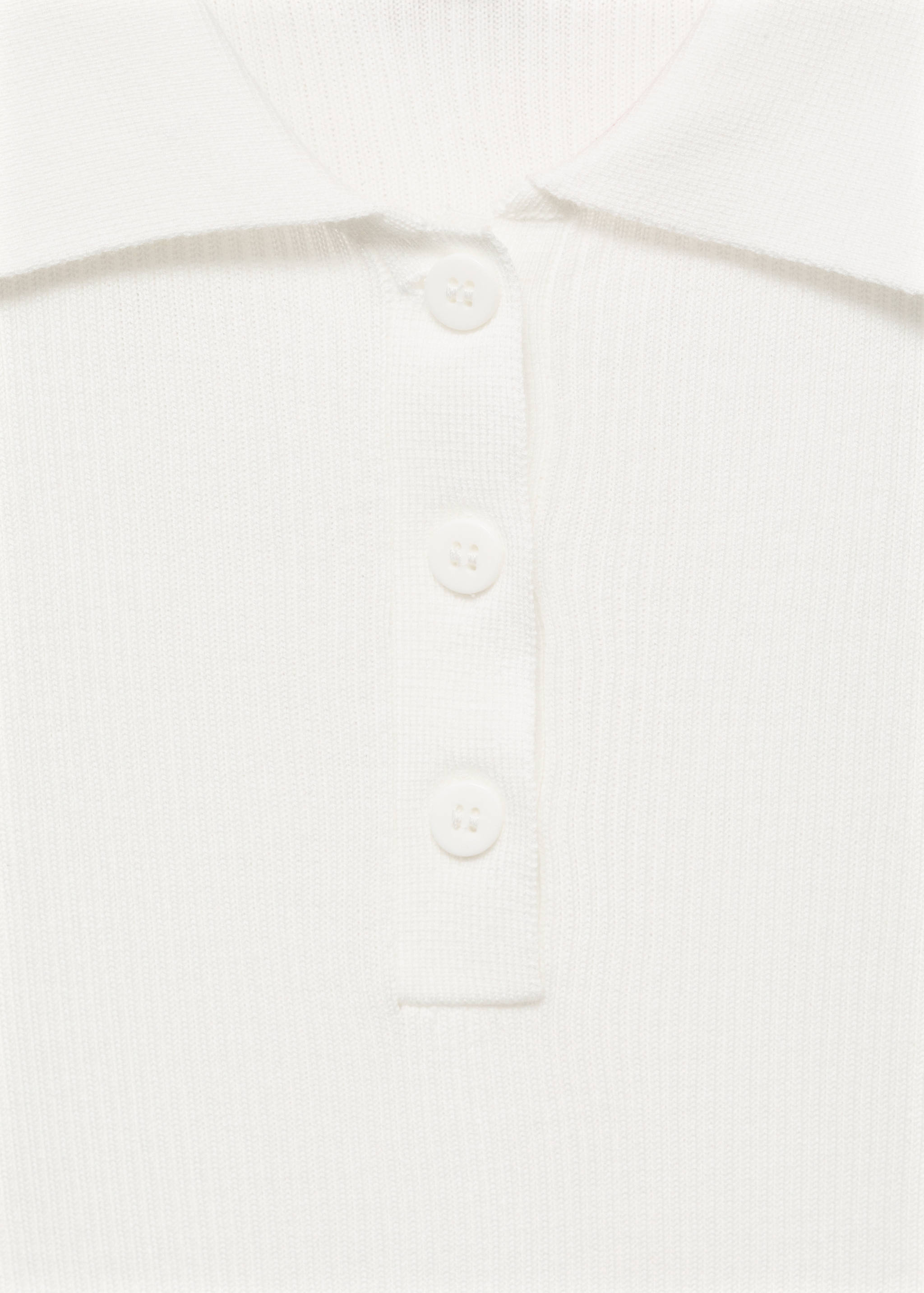 Polo-neck knitted top - Details of the article 8