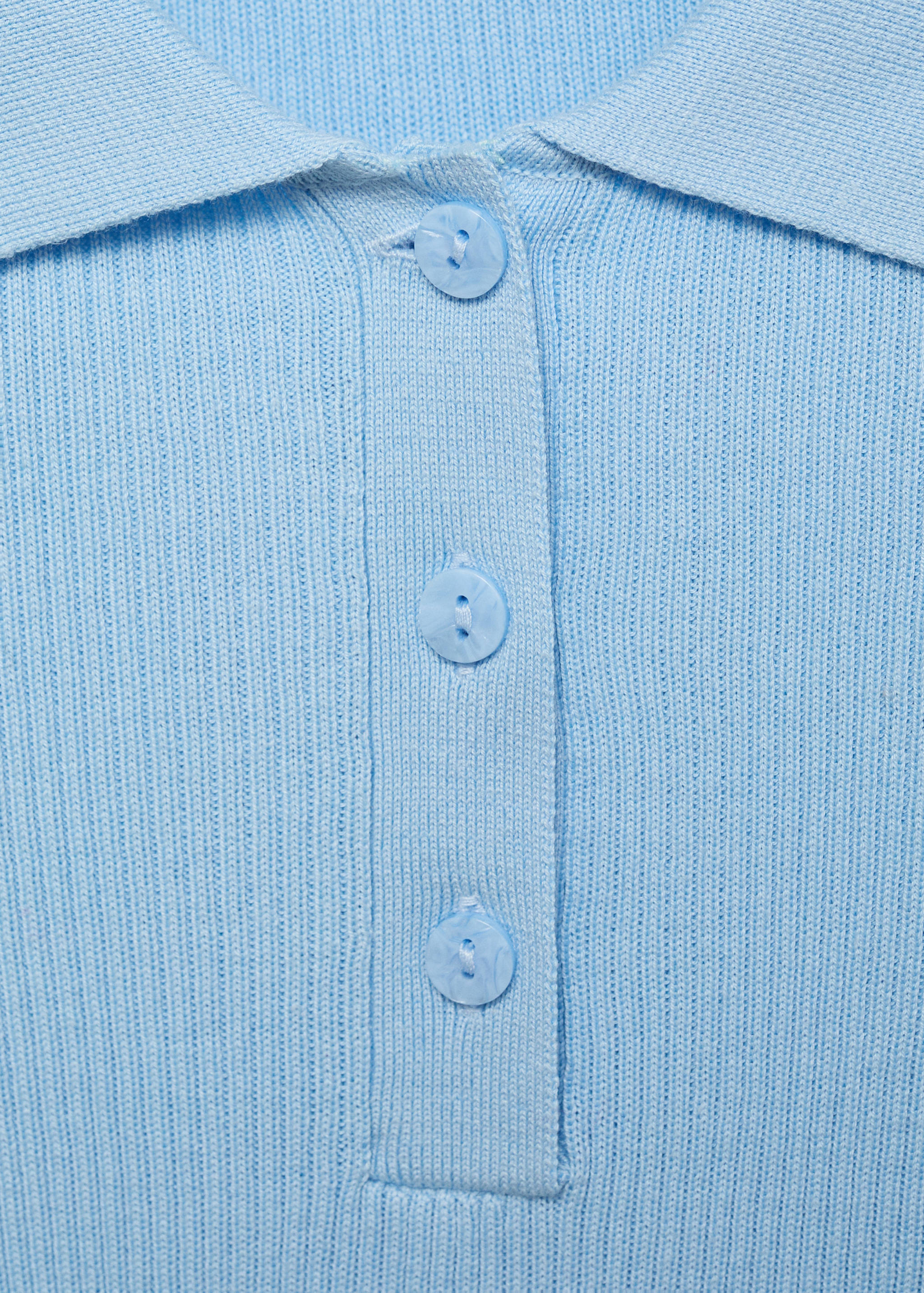 Polo-neck knitted top - Details of the article 8