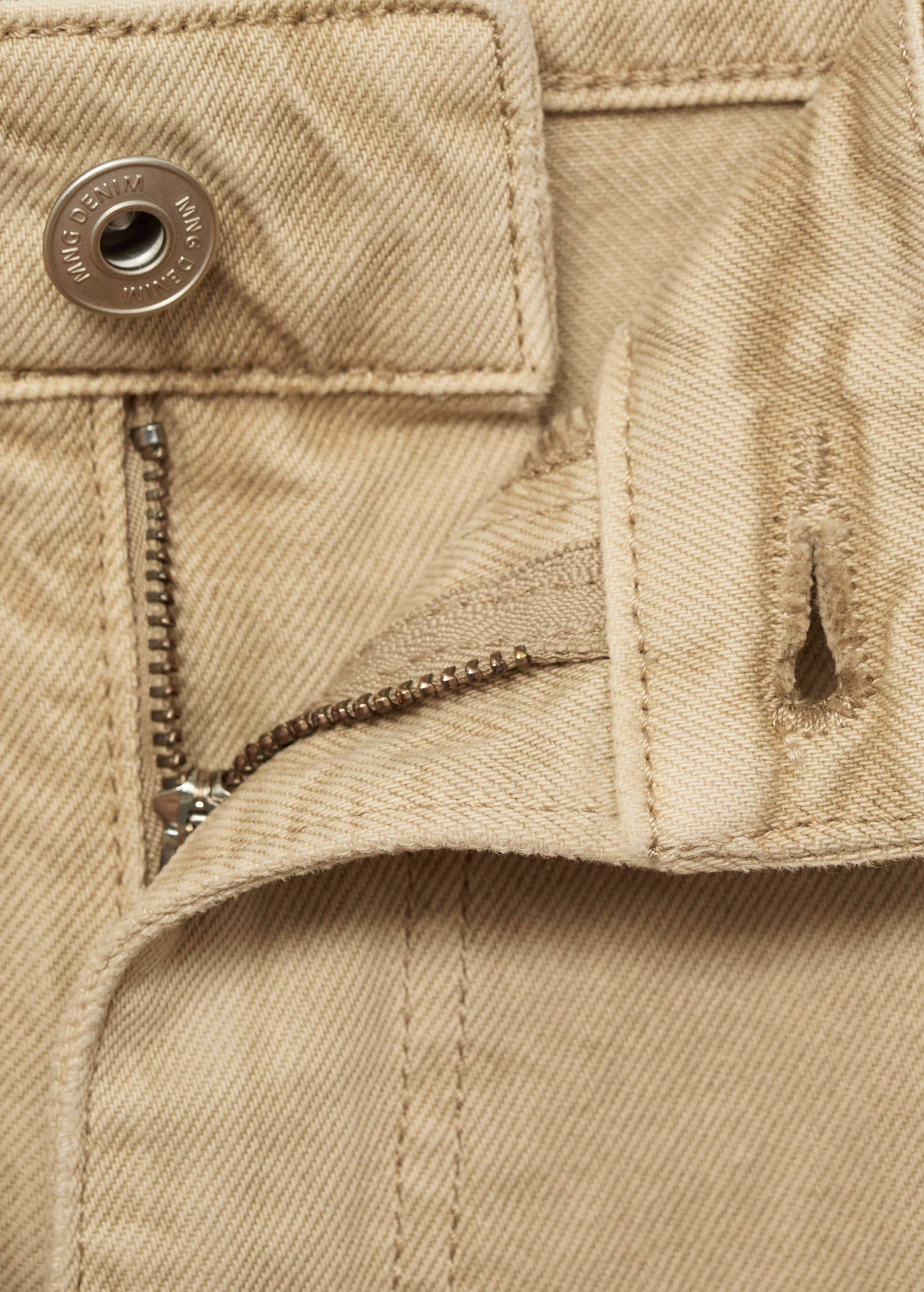 Denim relaxed-fit bermuda shorts - Details of the article 0